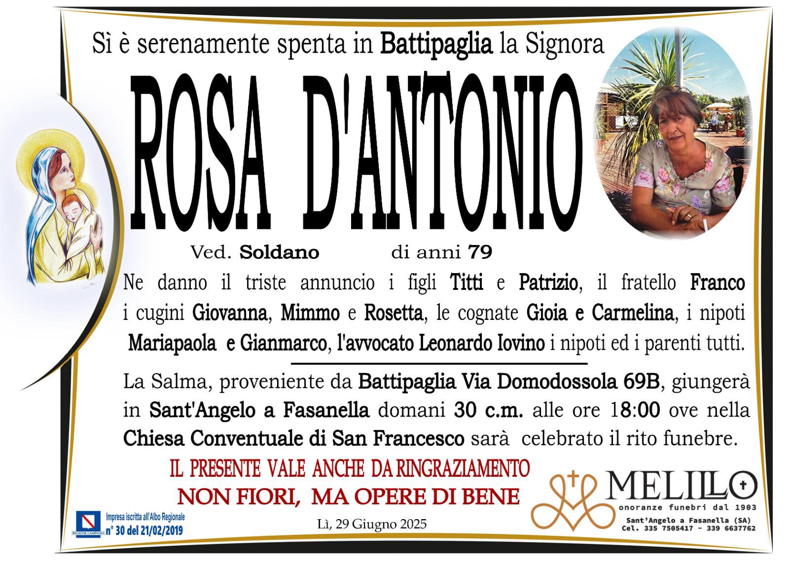 ROSA D'ANTONIO