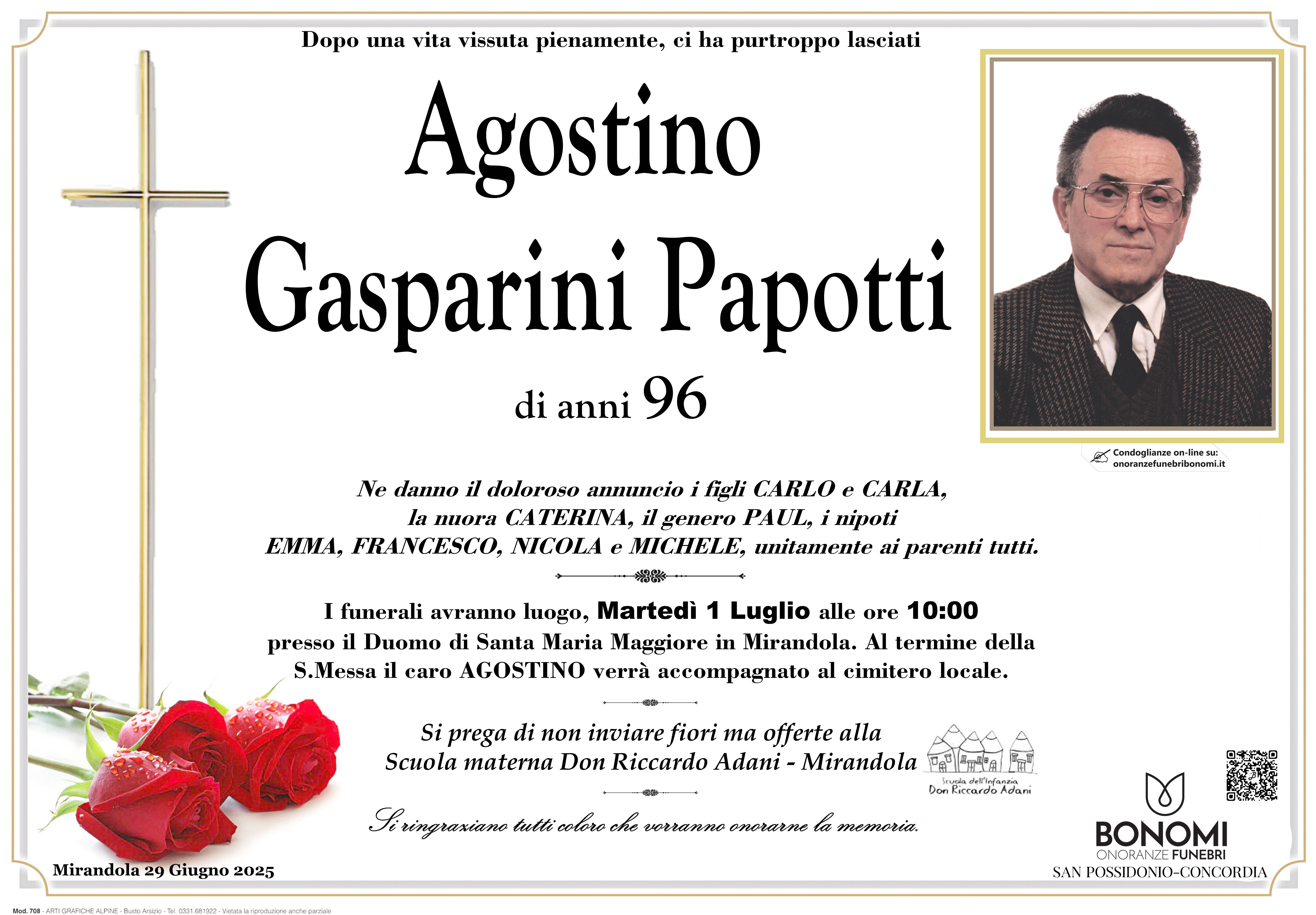 AGOSTINO GASPARINI PAPOTTI
