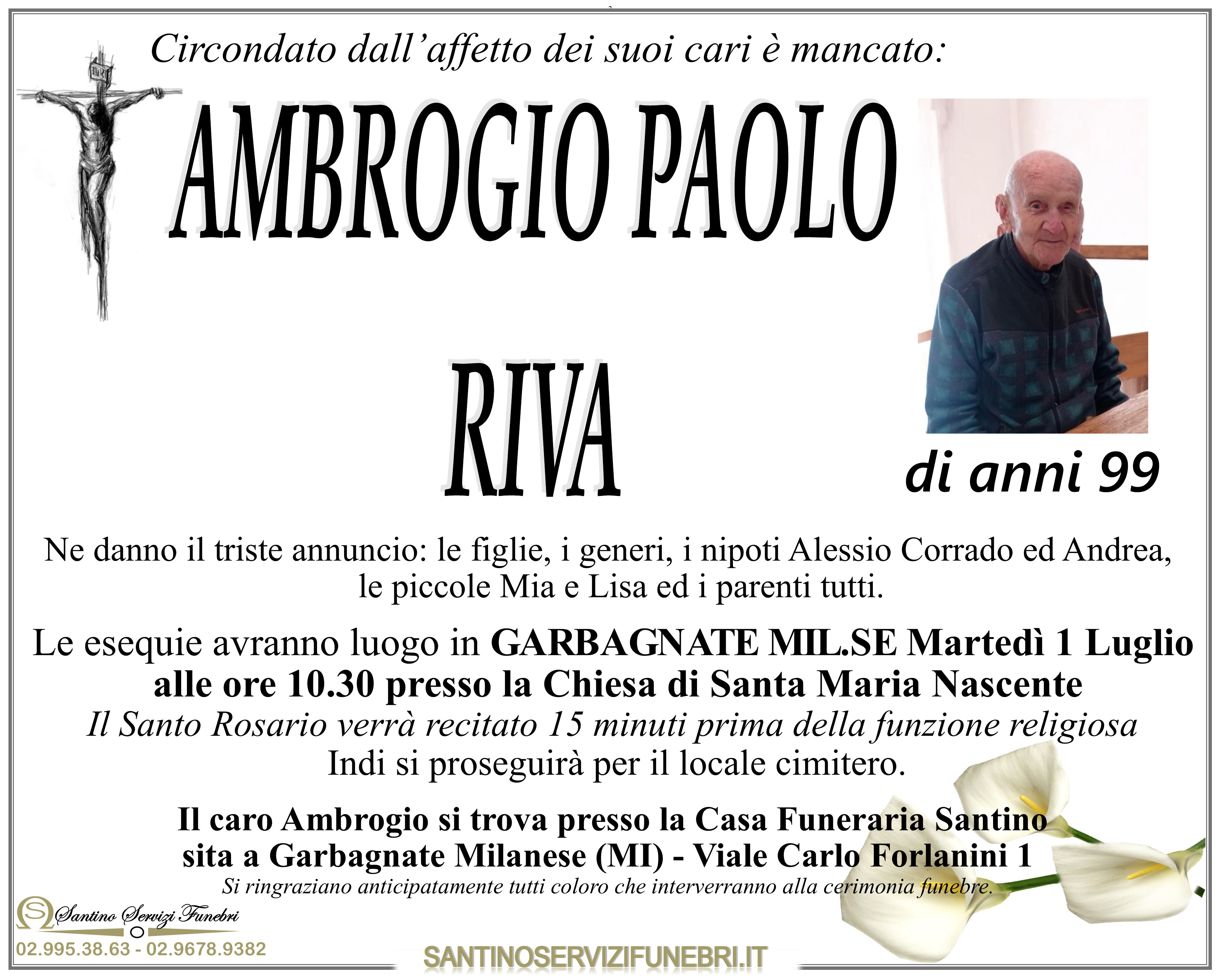 AMBROGIO PAOLO RIVA