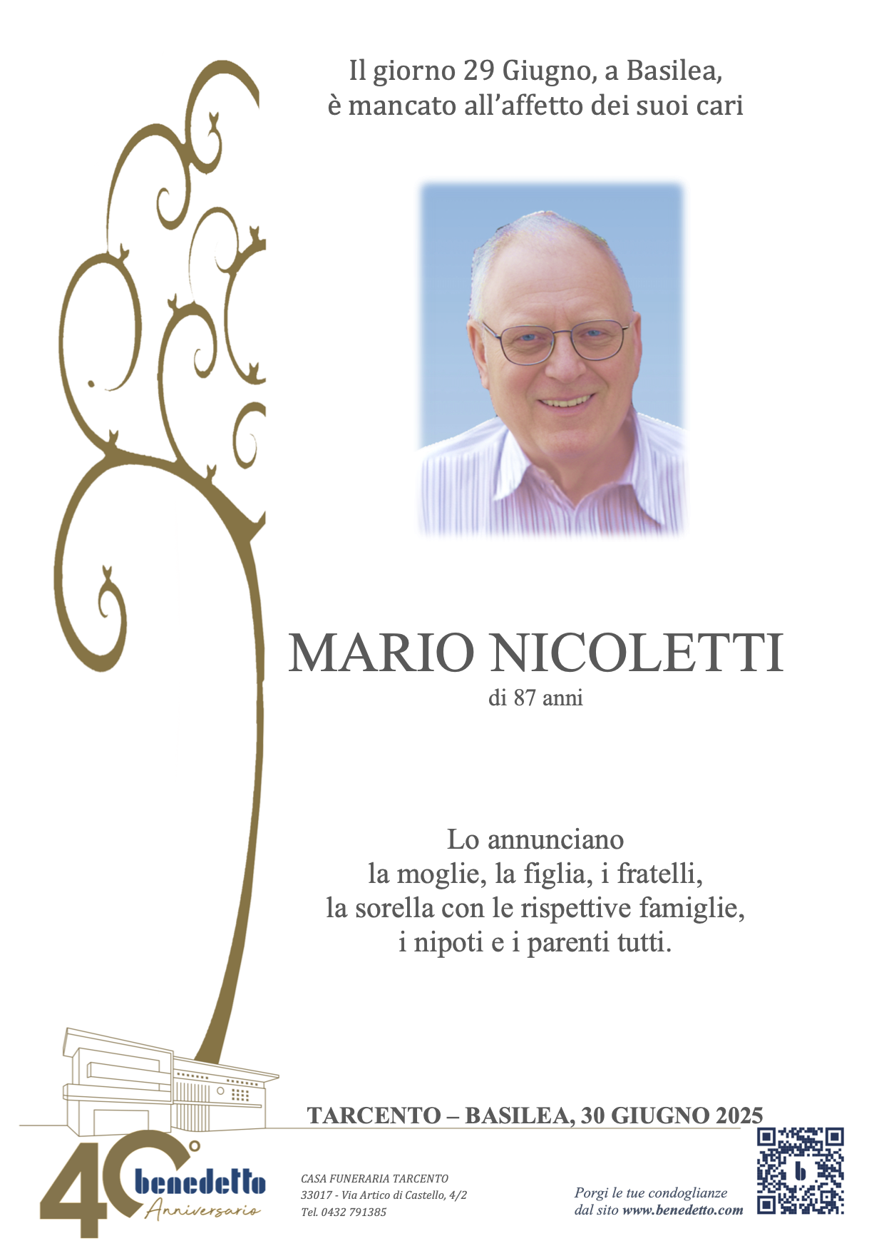 MARIO NICOLETTI