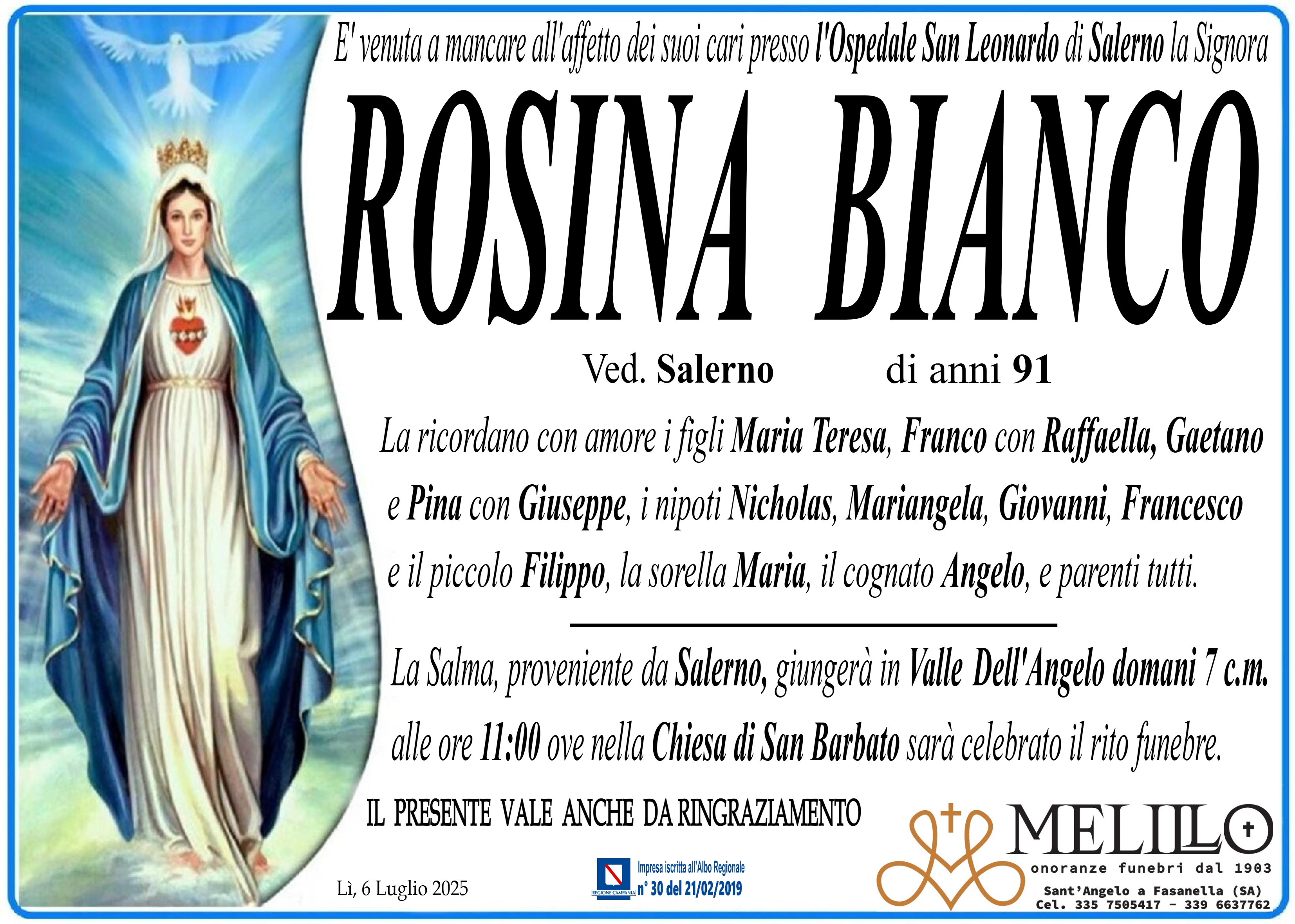 ROSINA BIANCO
