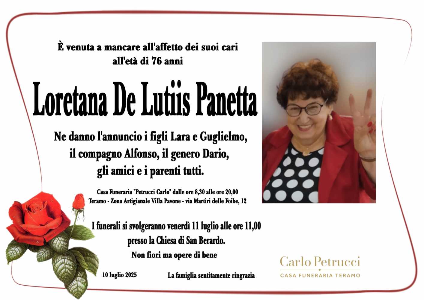 Loretana De Lutiis Panetta