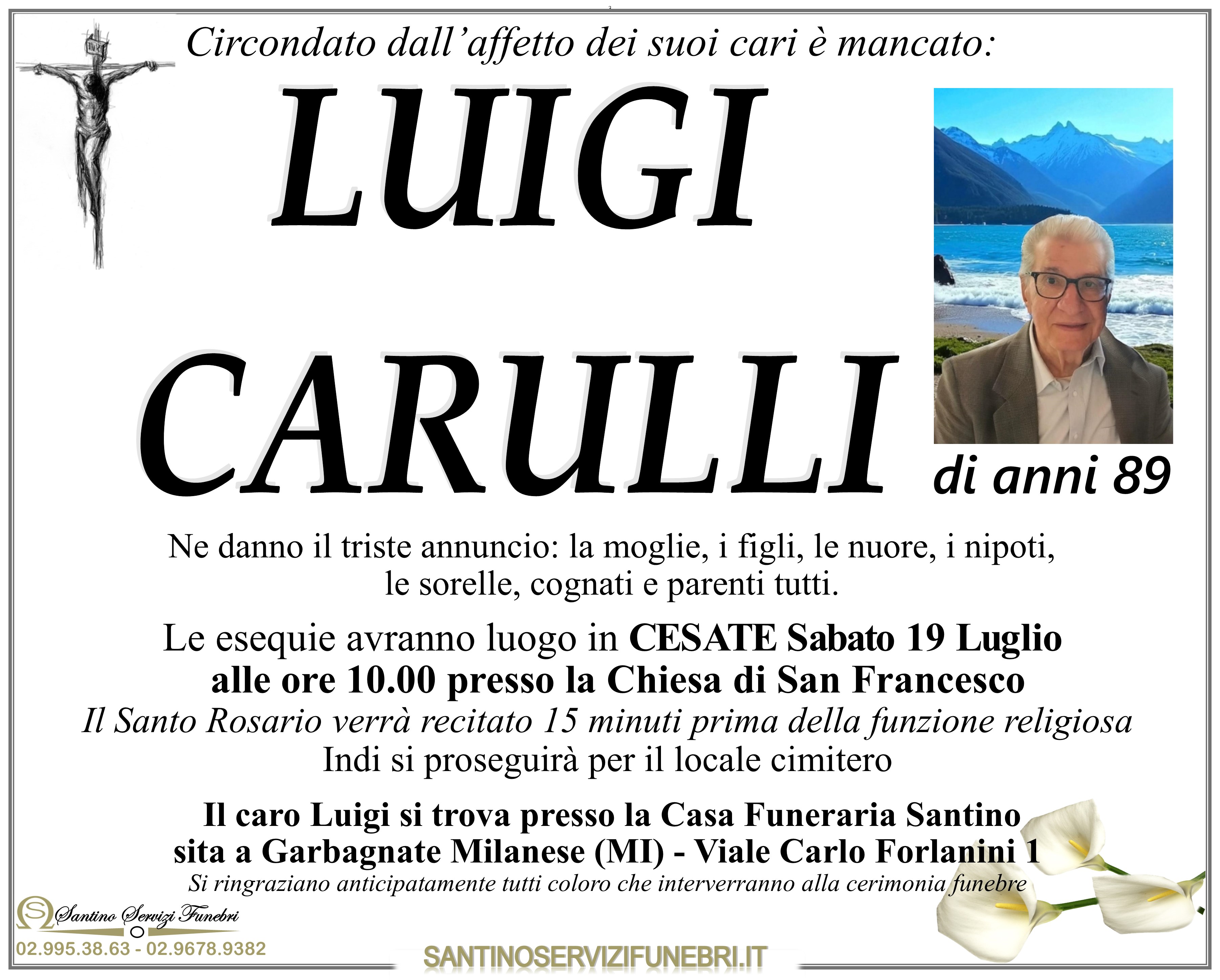 LUIGI CARULLI