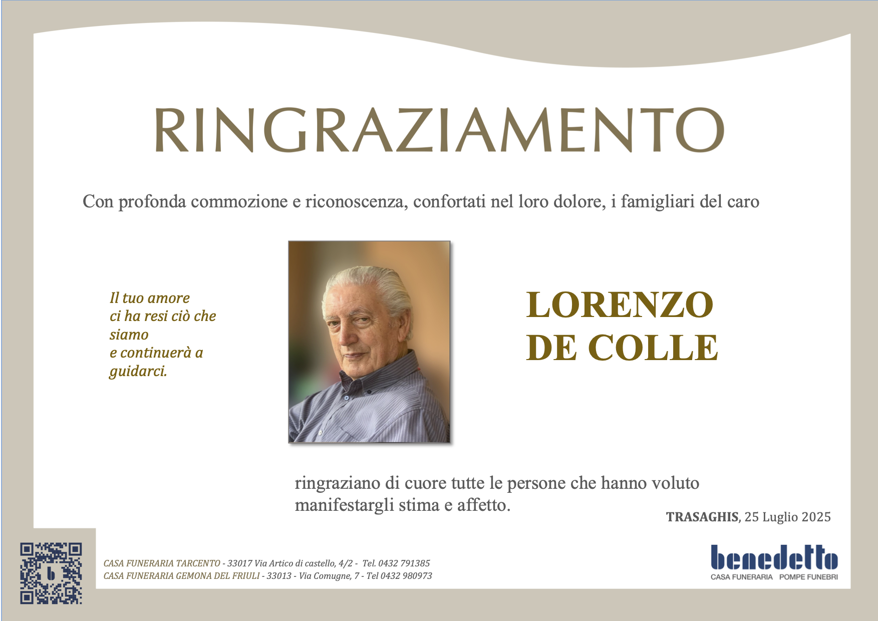 LORENZO DE COLLE