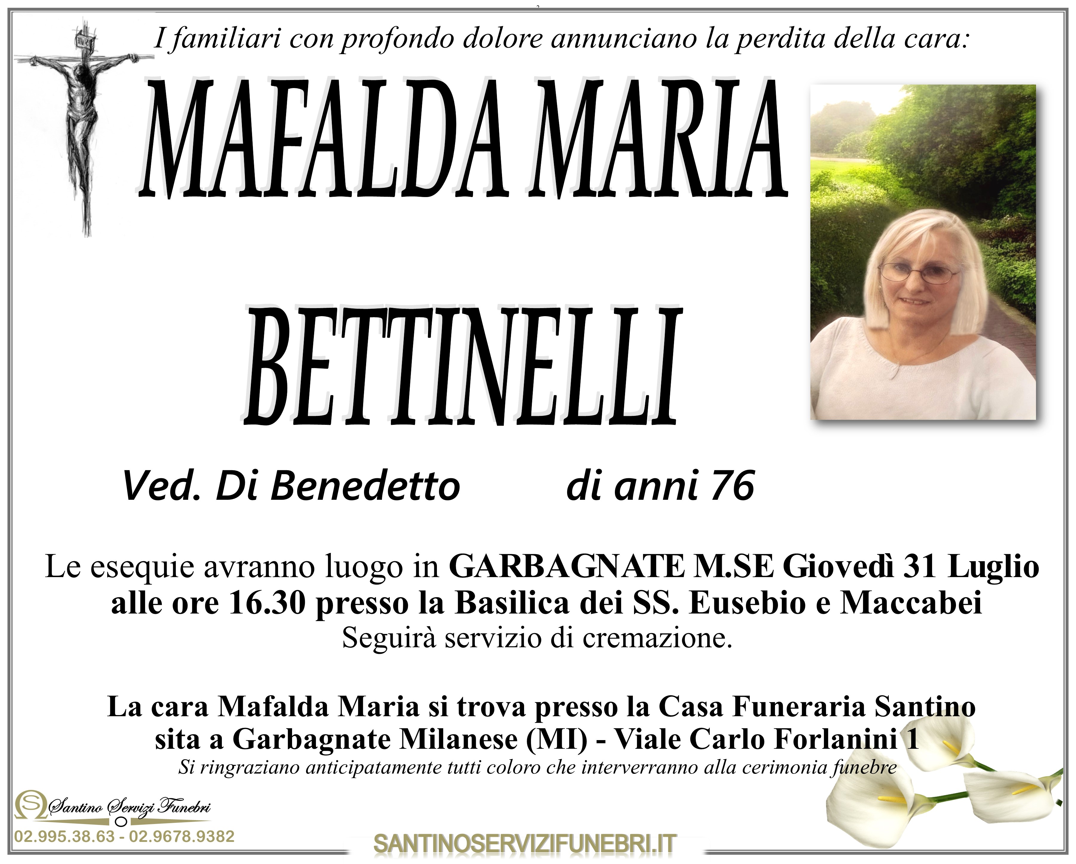 MAFALDA MARIA BETTINELLI