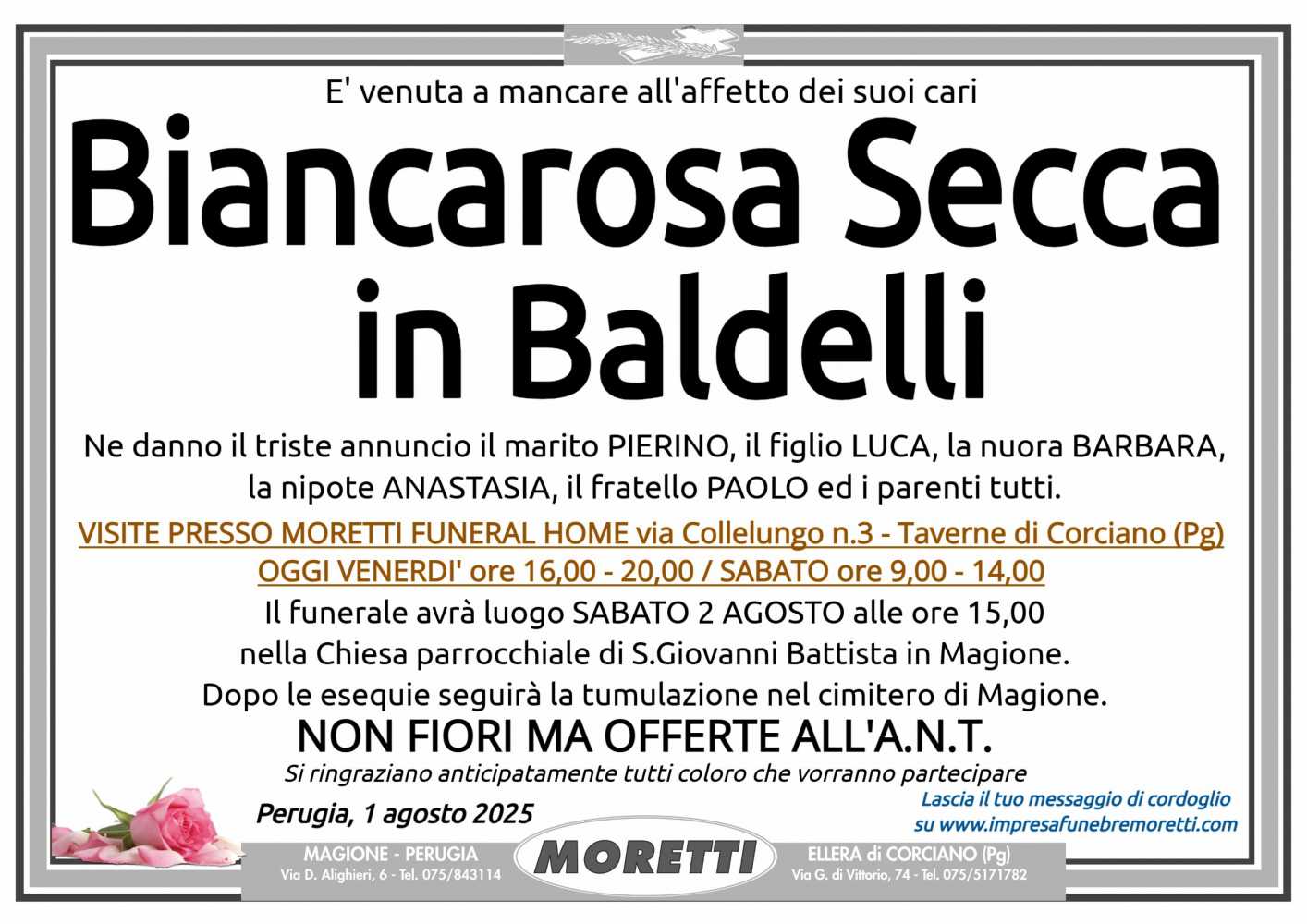 Biancarosa Secca