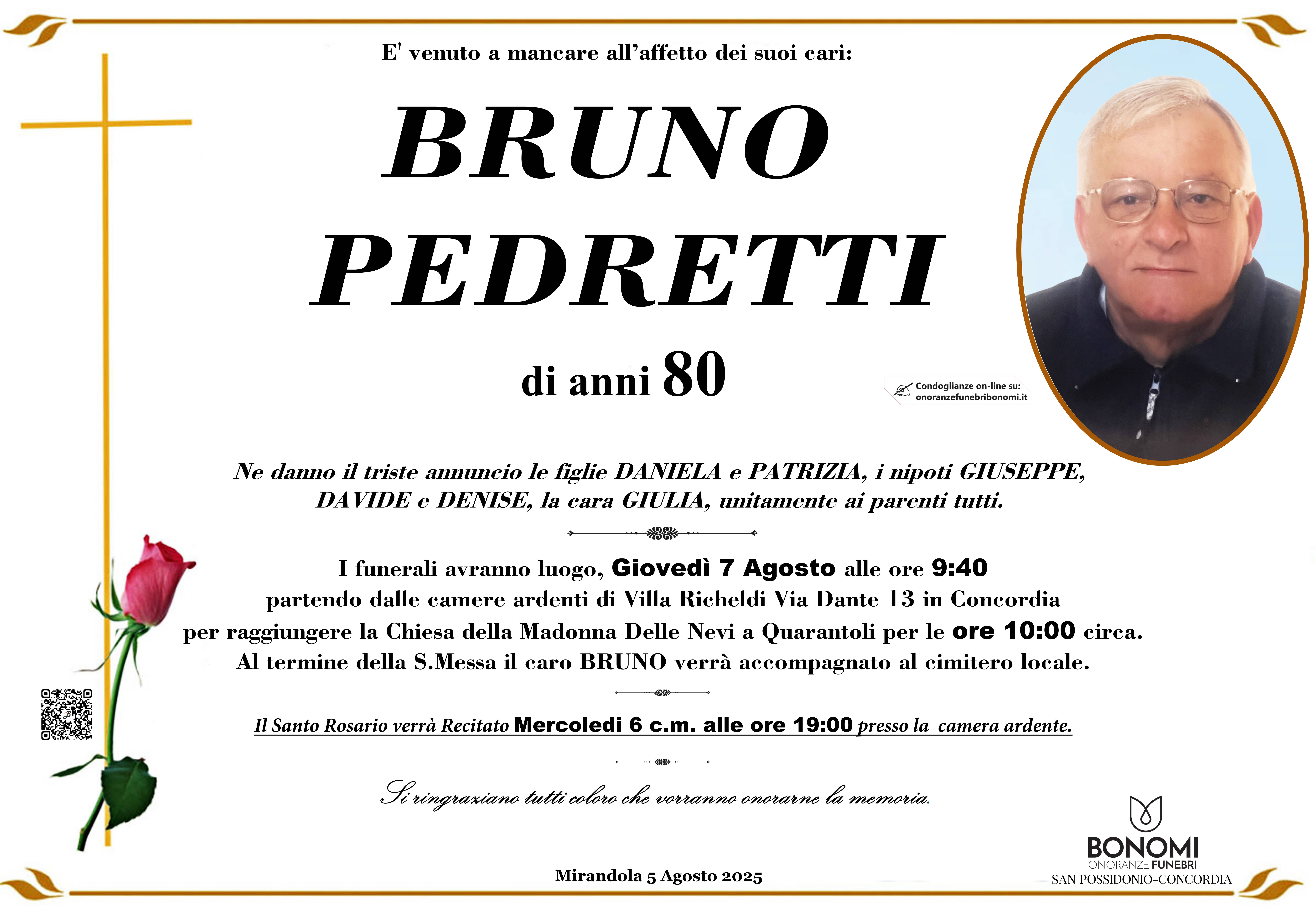 BRUNO PEDRETTI