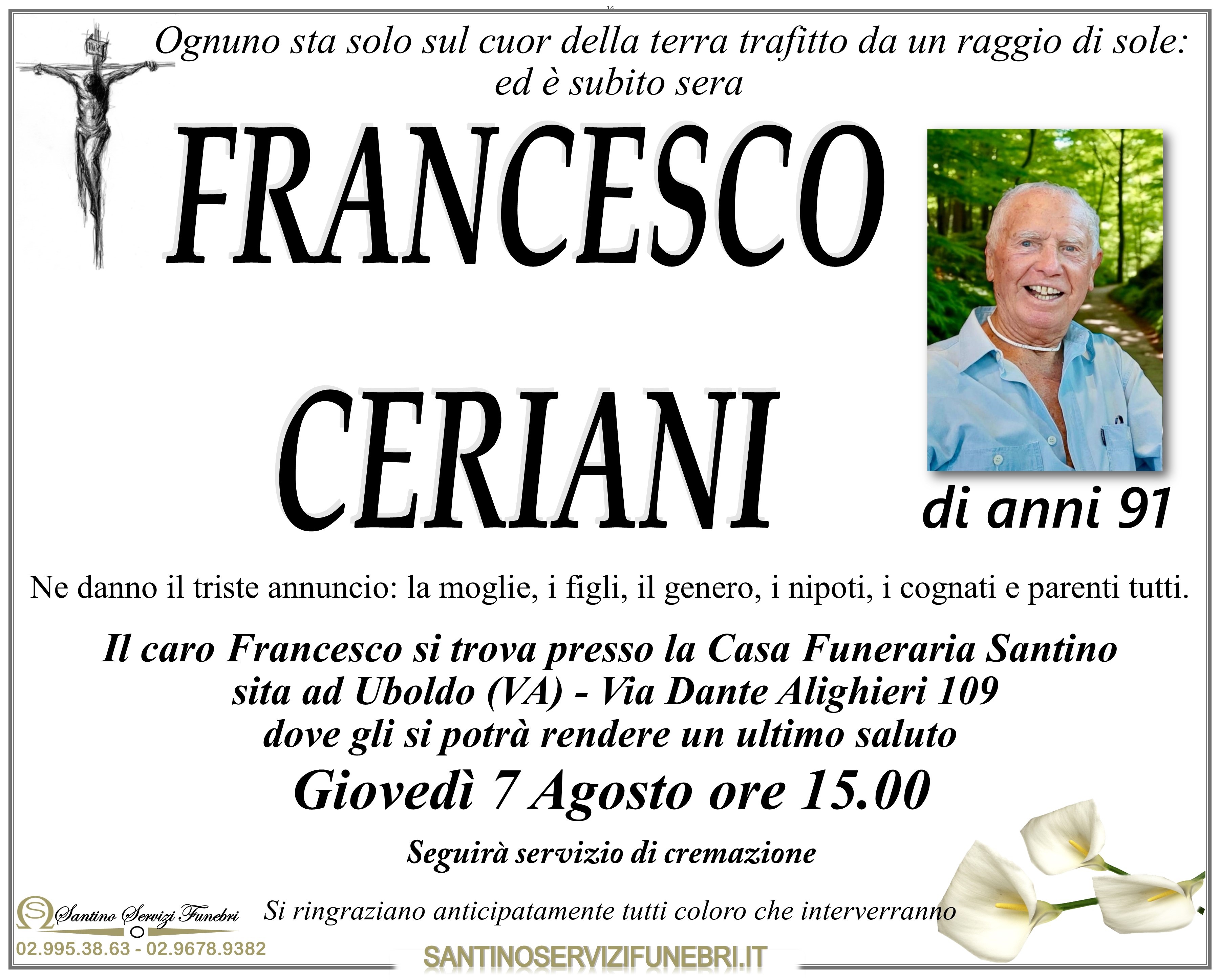 FRANCESCO CERIANI