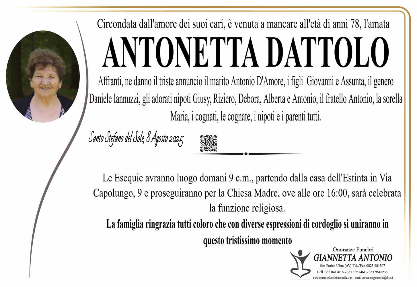 ANTONETTA DATTOLO