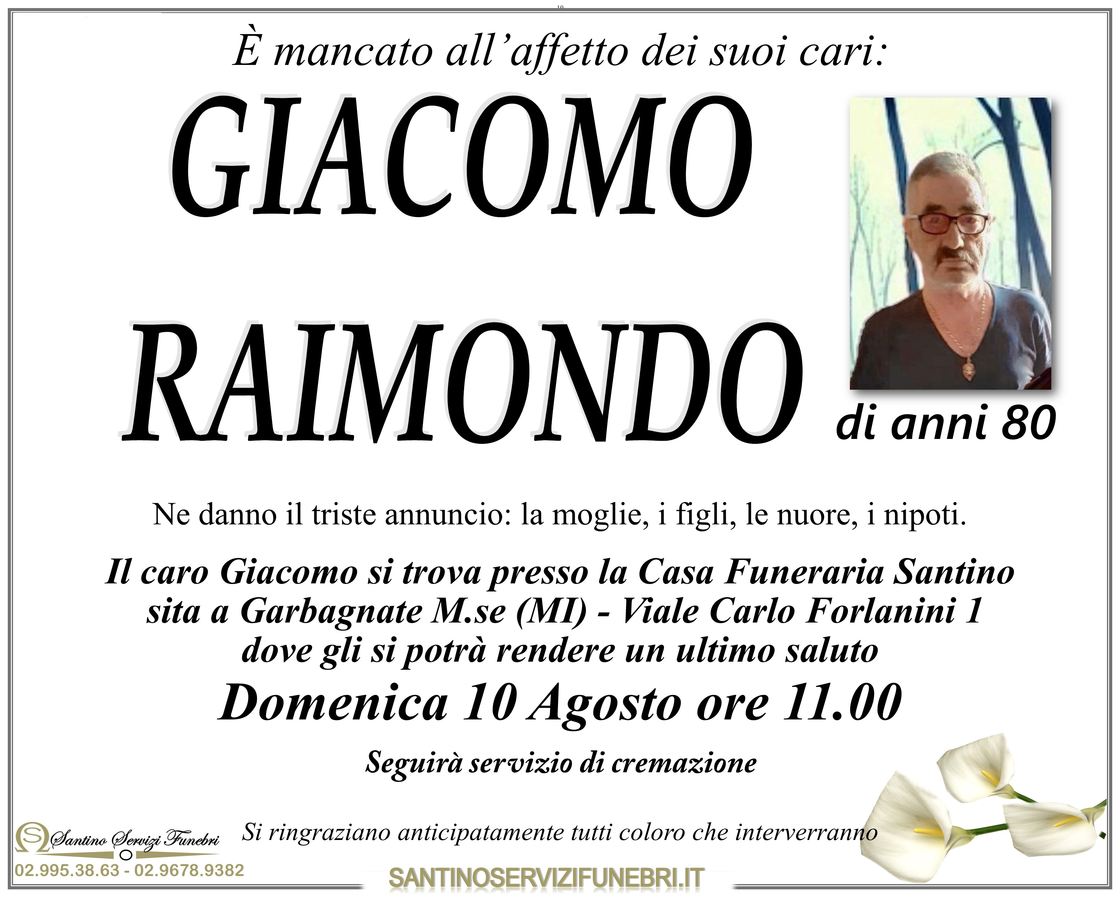 GIACOMO RAIMONDO