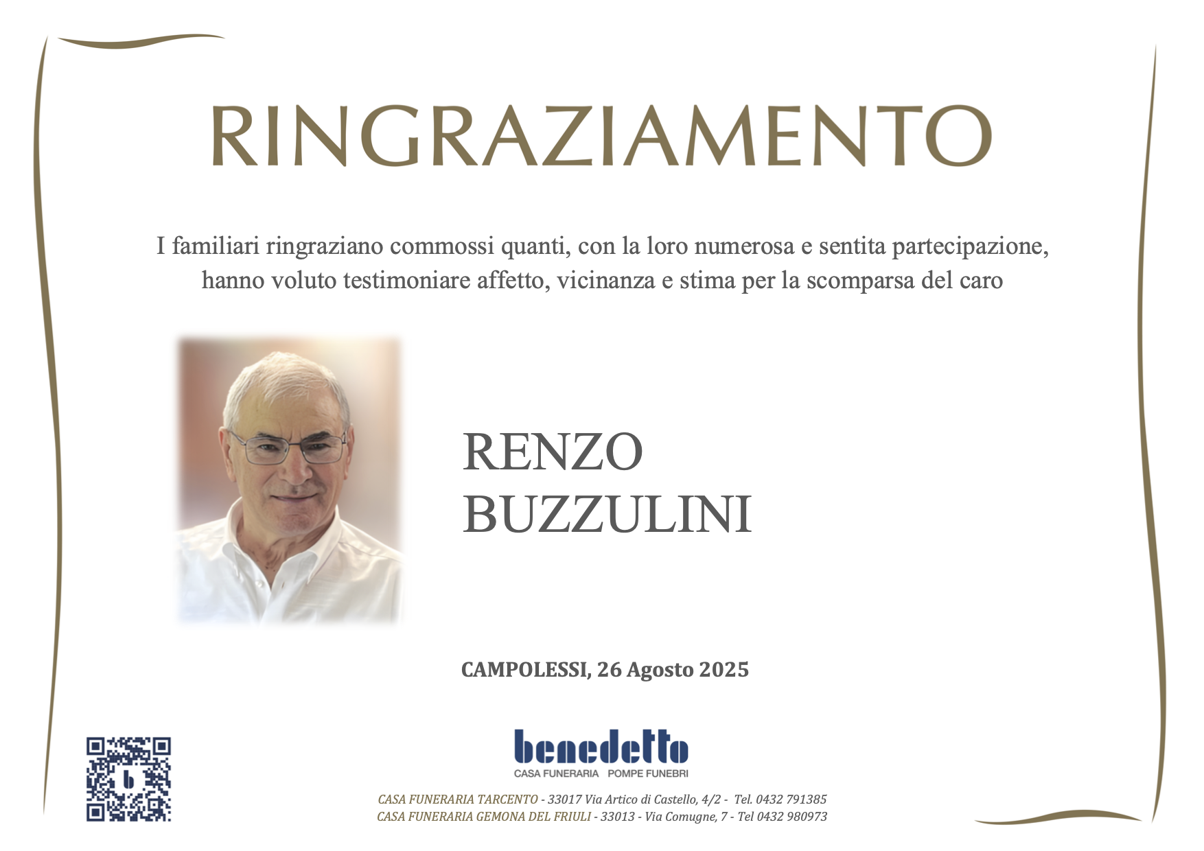 RENZO BUZZULINI
