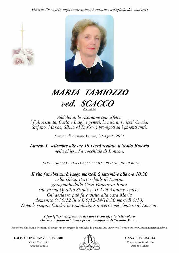 MARIA TAMIOZZO
