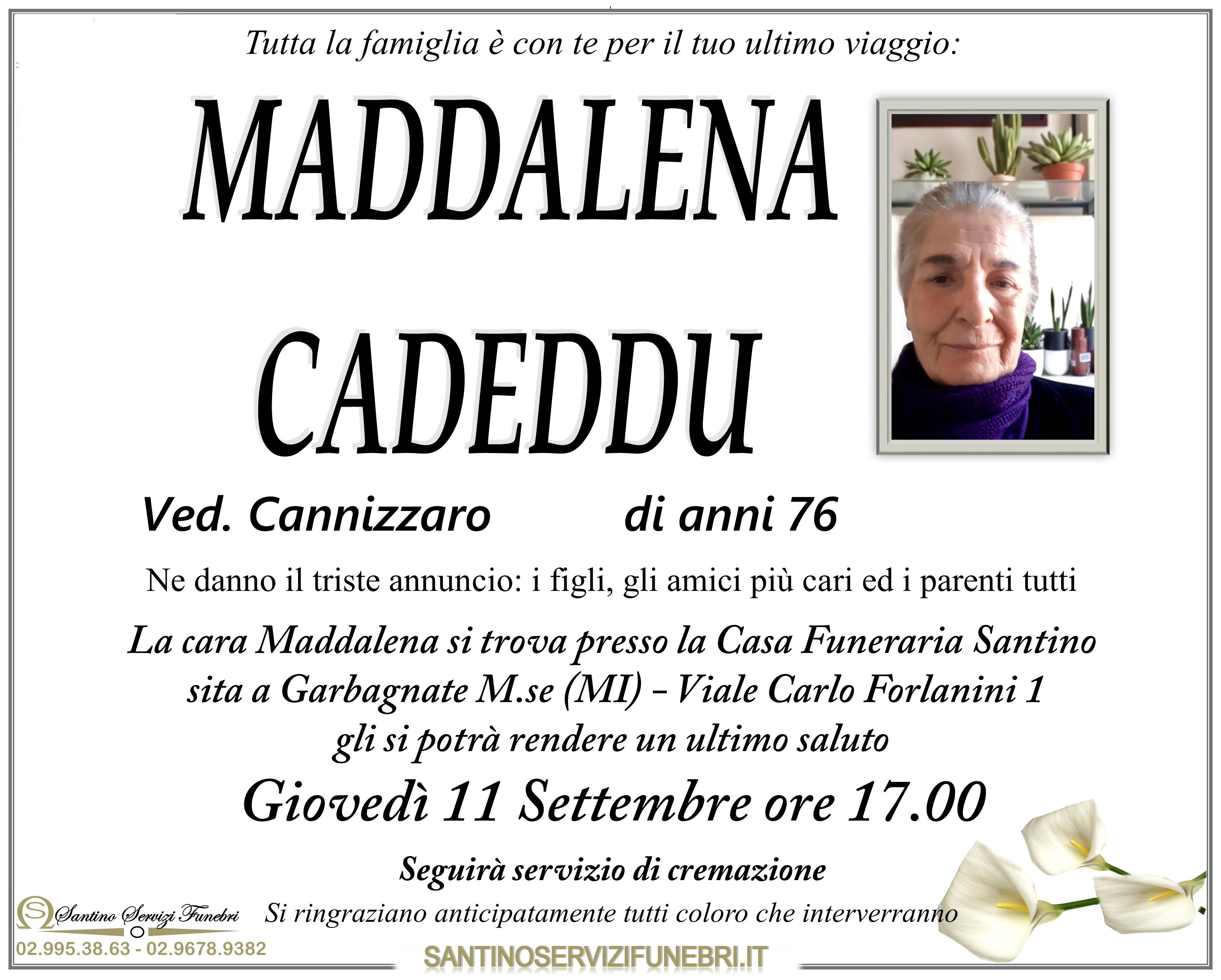 MADDALENA CADEDDU