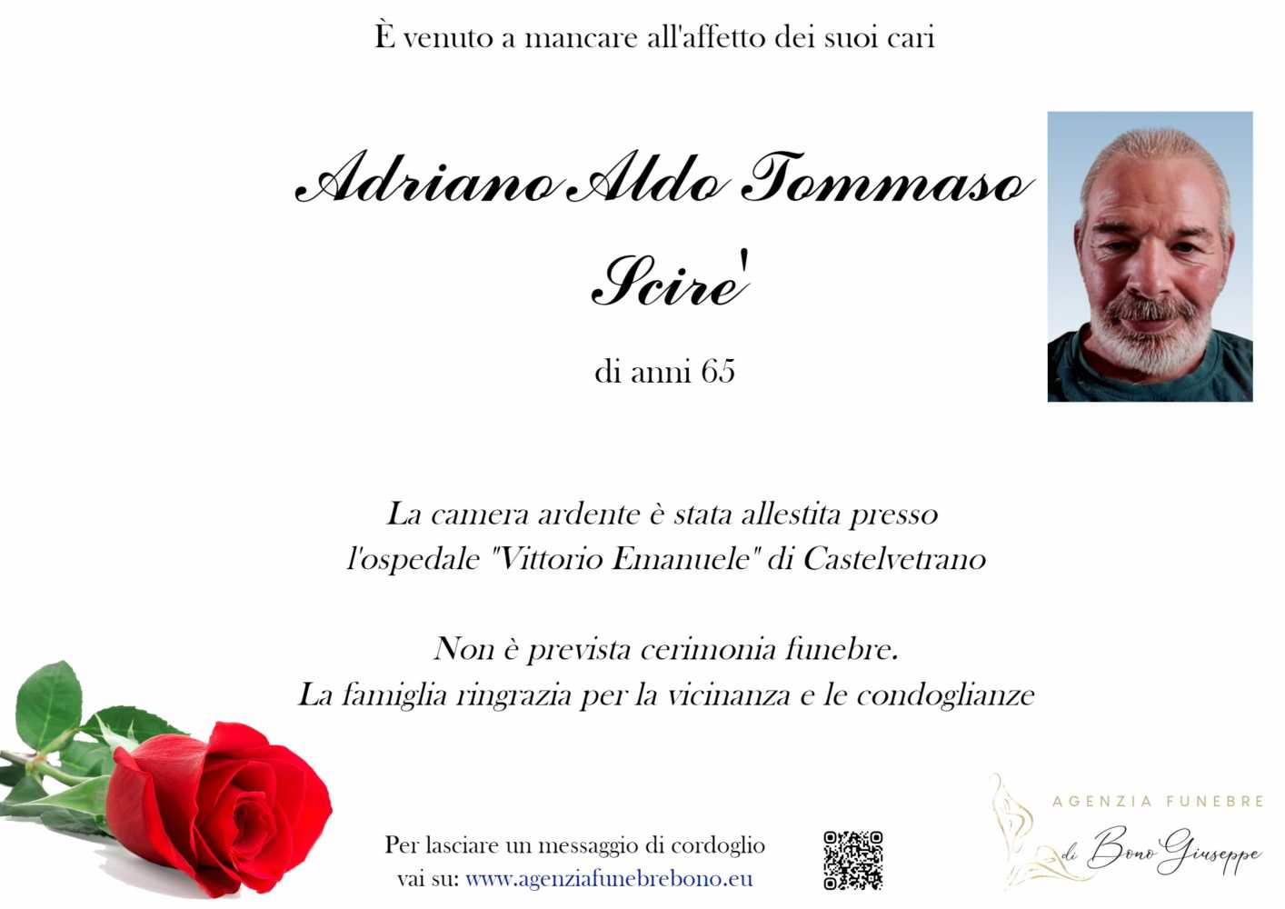 Adriano Aldo Tommaso Scire'