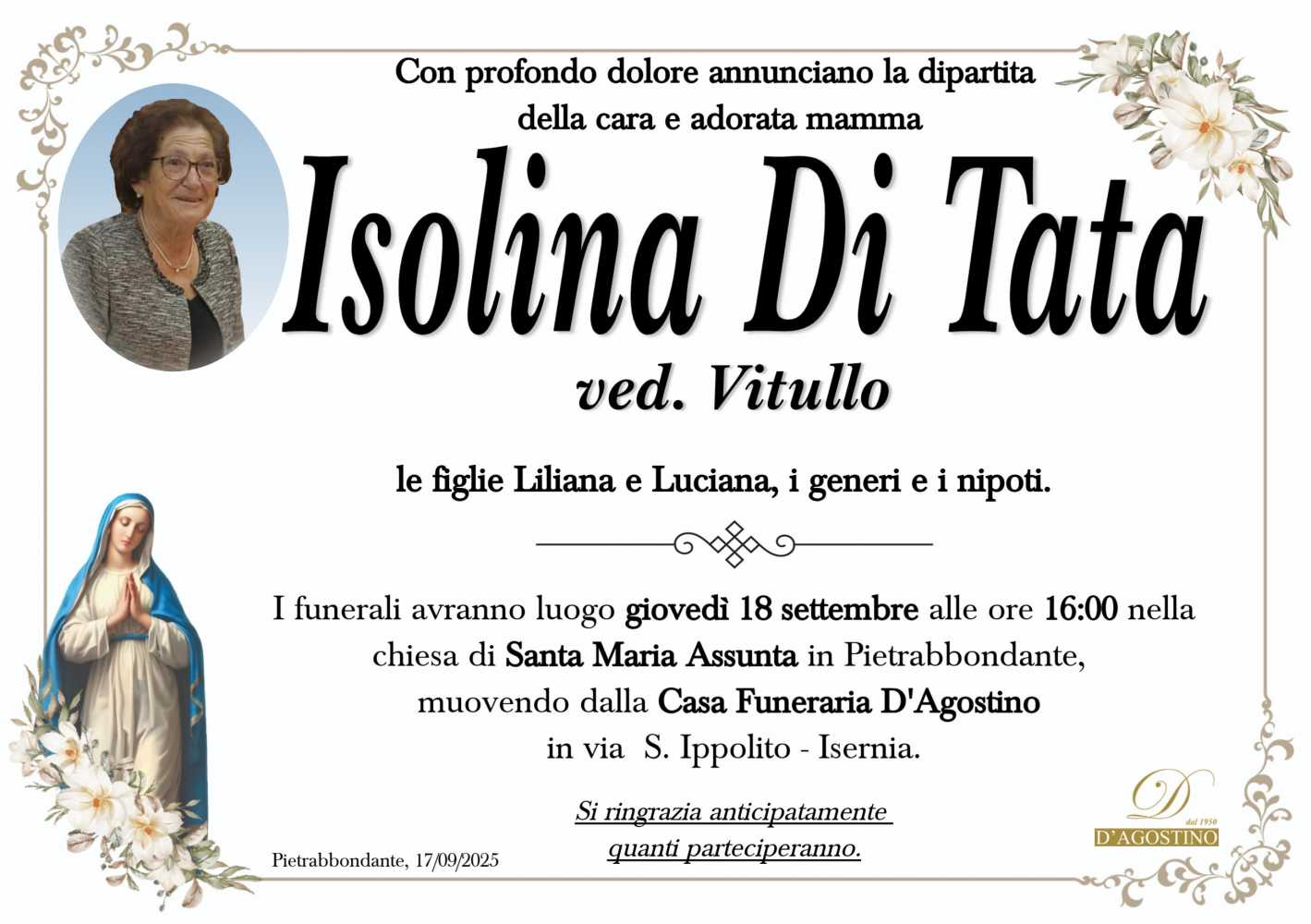 Isolina Di Tata