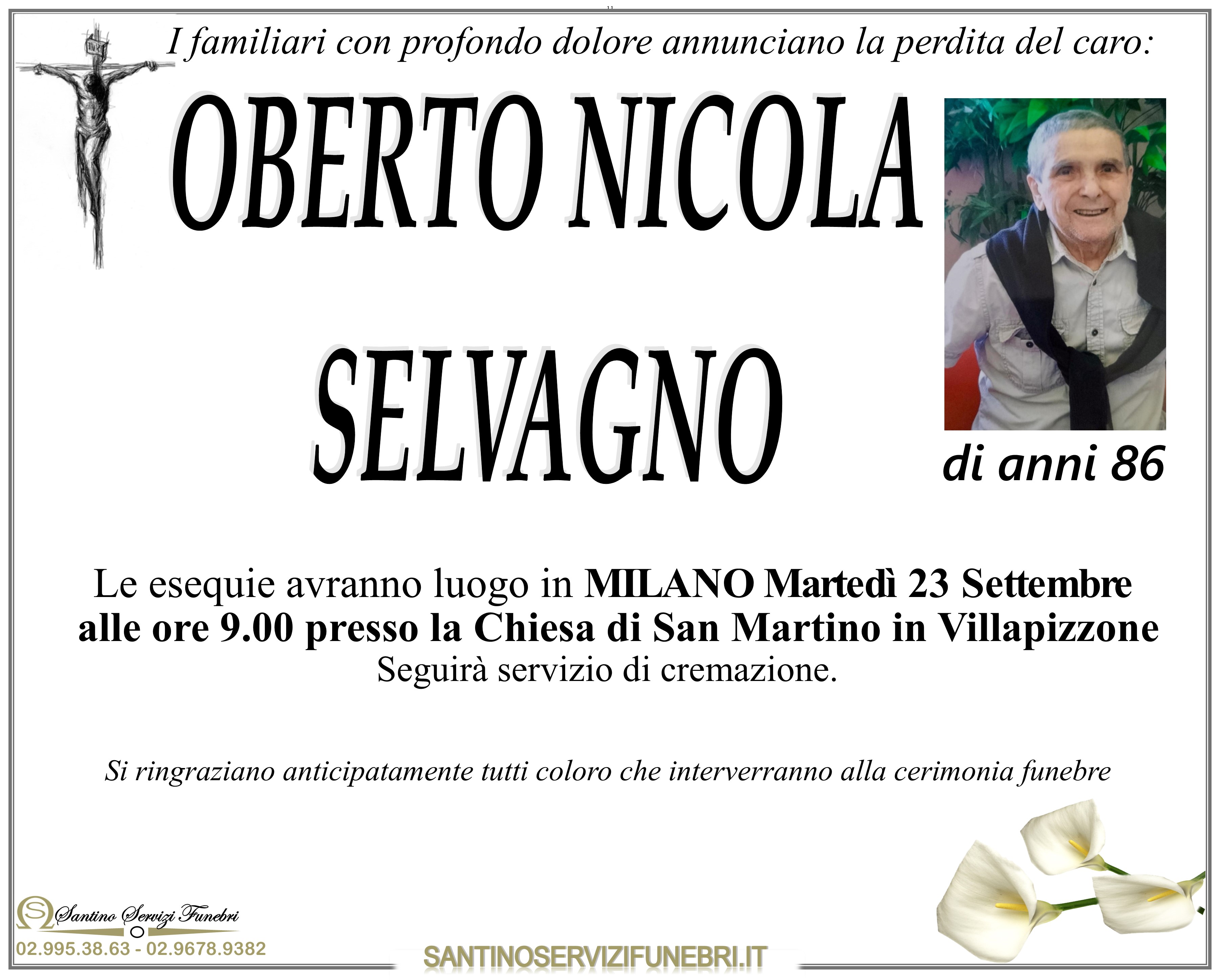 OBERTO NICOLA SELVAGNO