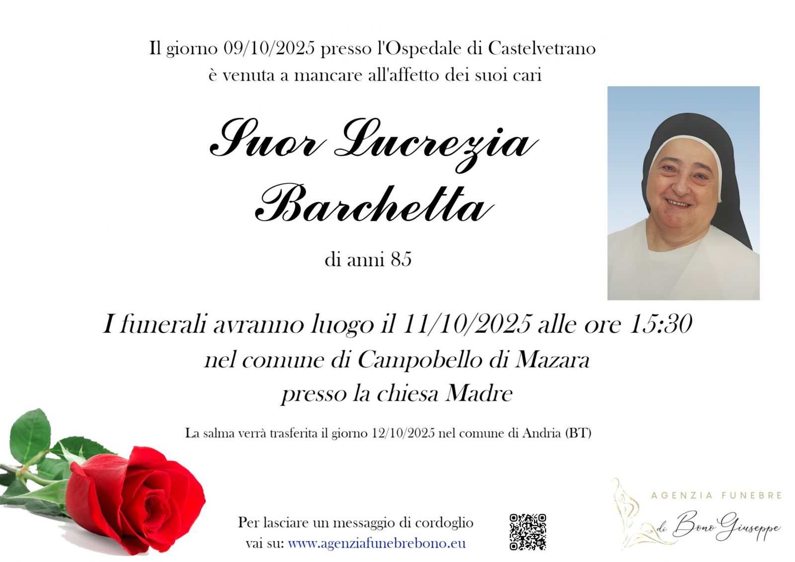 Suor lucrezia Barchetta