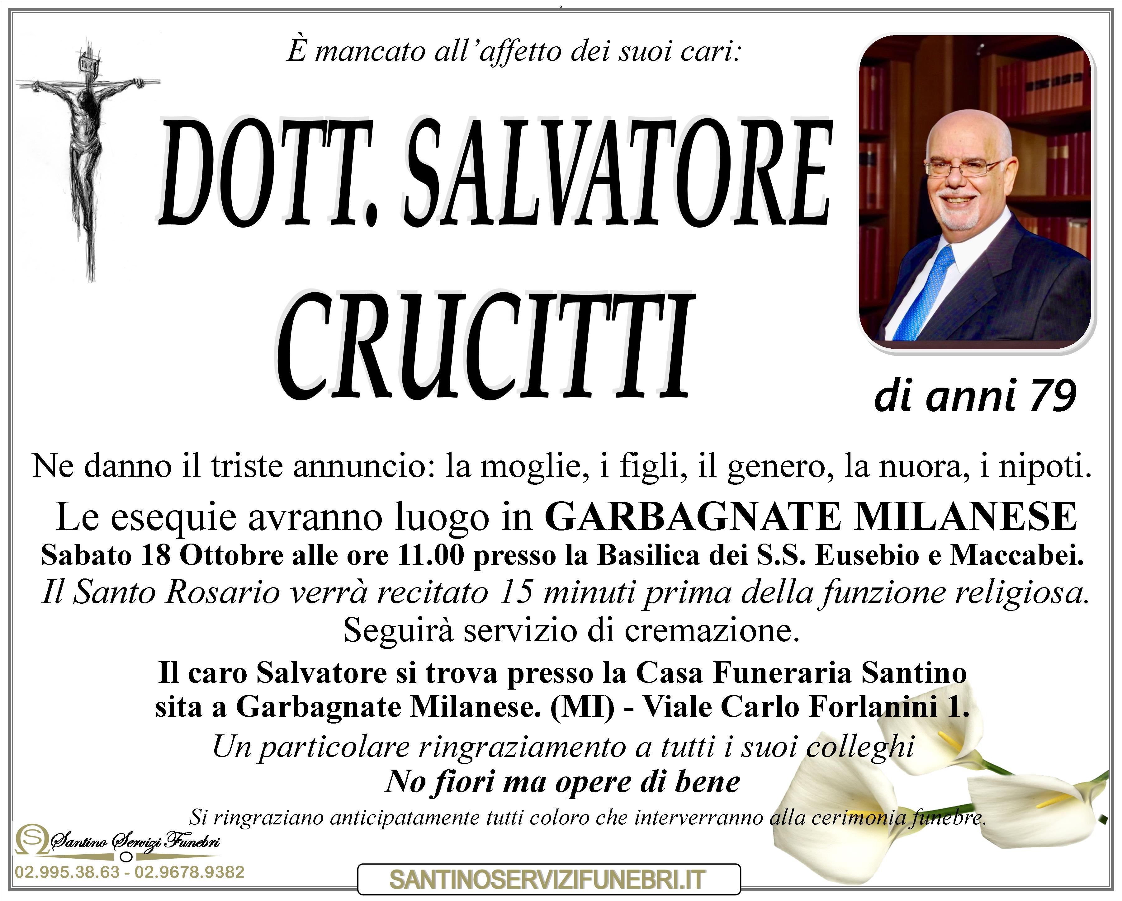 Dott. SALVATORE CRUCITTI