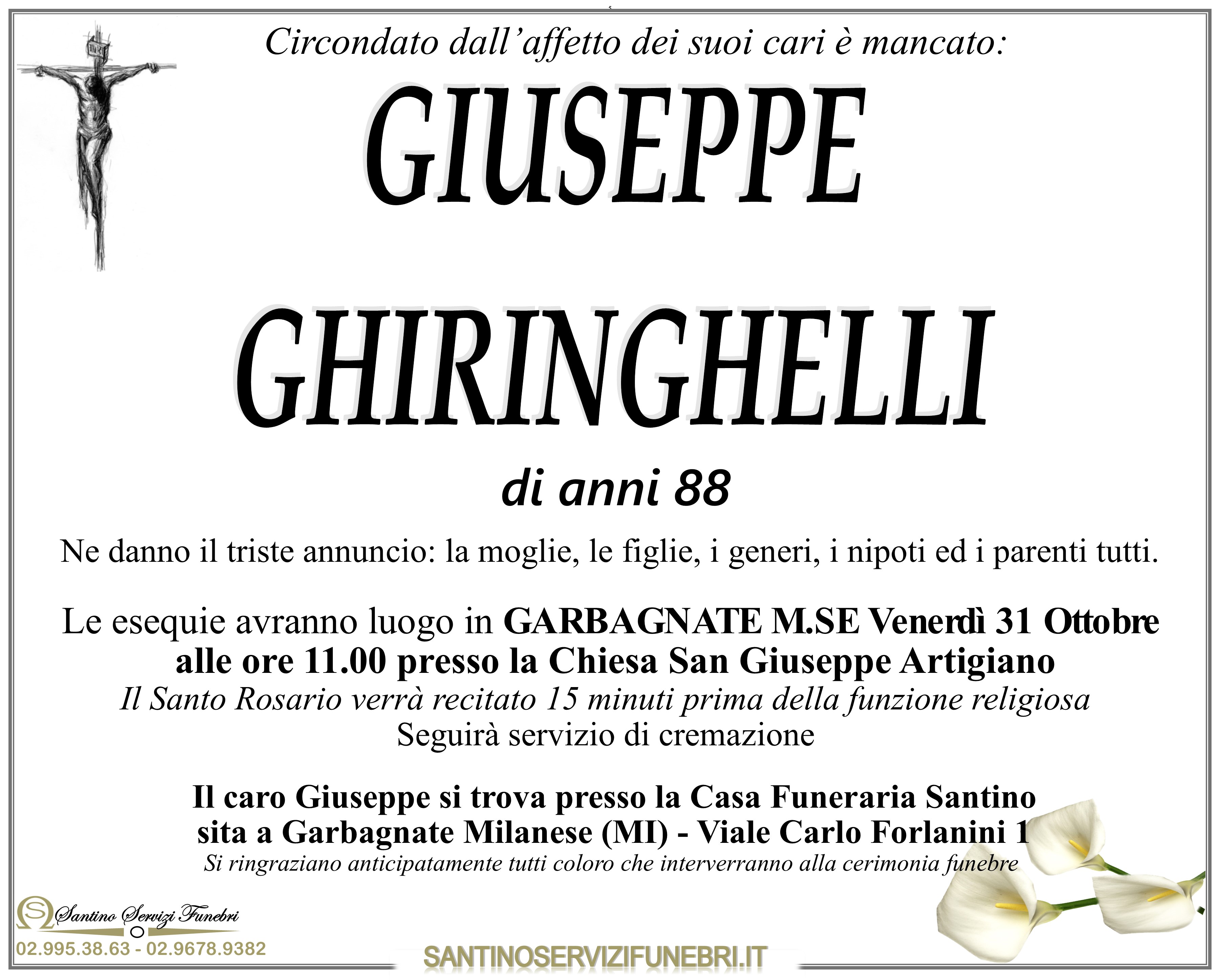 GIUSEPPE GHIRINGHELLI