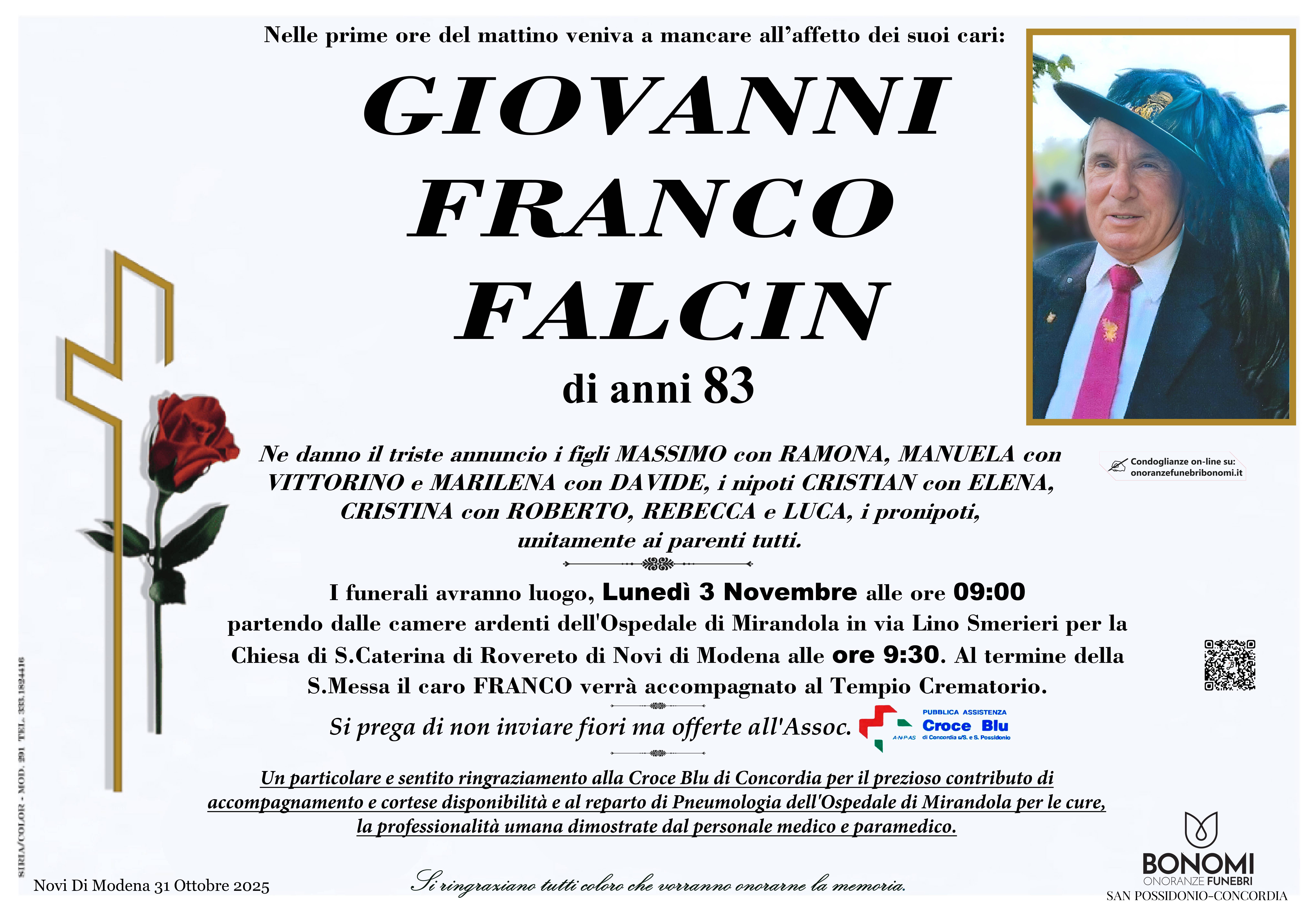 GIOVANNI FRANCO FALCIN