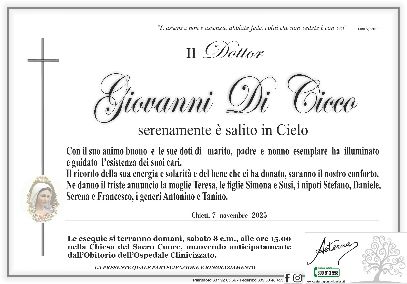 Il Dottor GIOVANNI DI CICCO