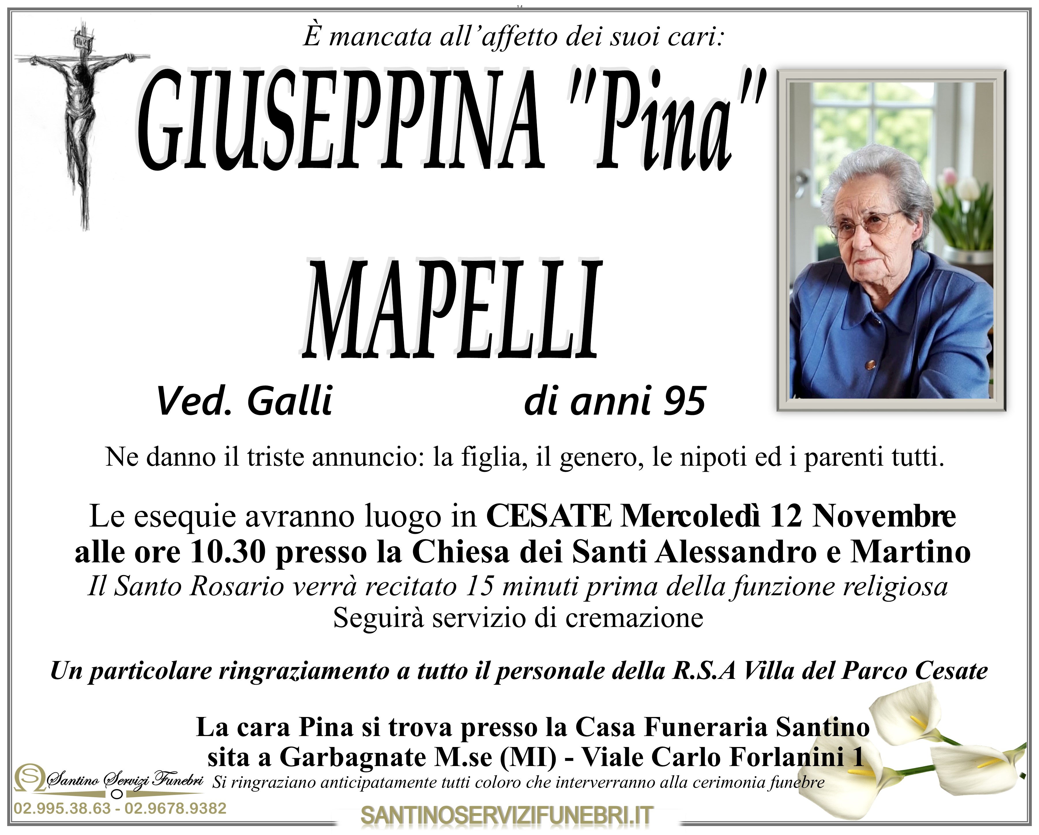 GIUSEPPINA"PINA" MAPELLI