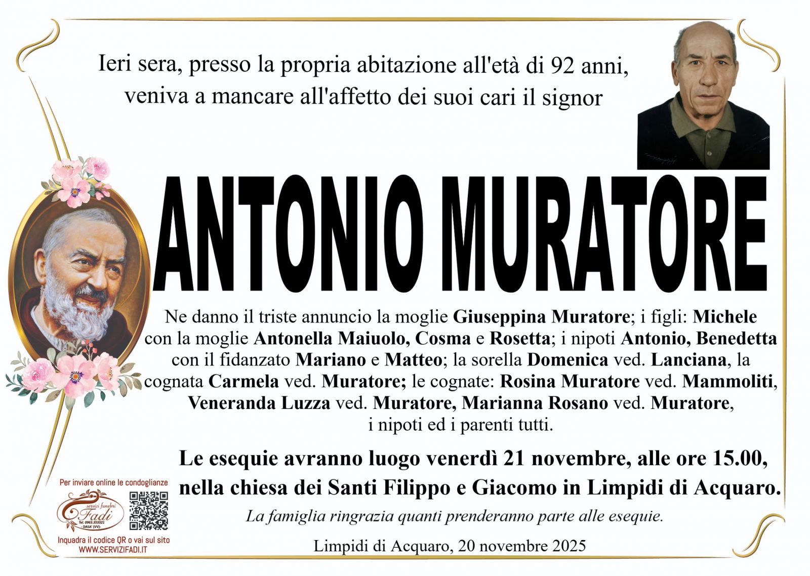 ANTONIO MURATORE