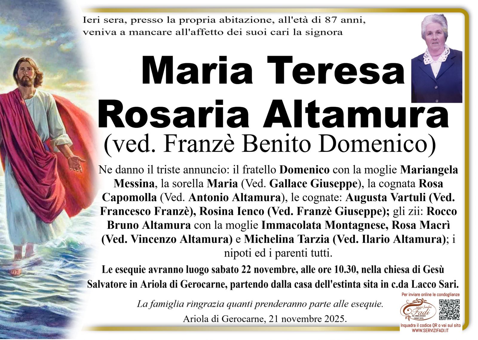 Maria Teresa Rosaria Altamura
