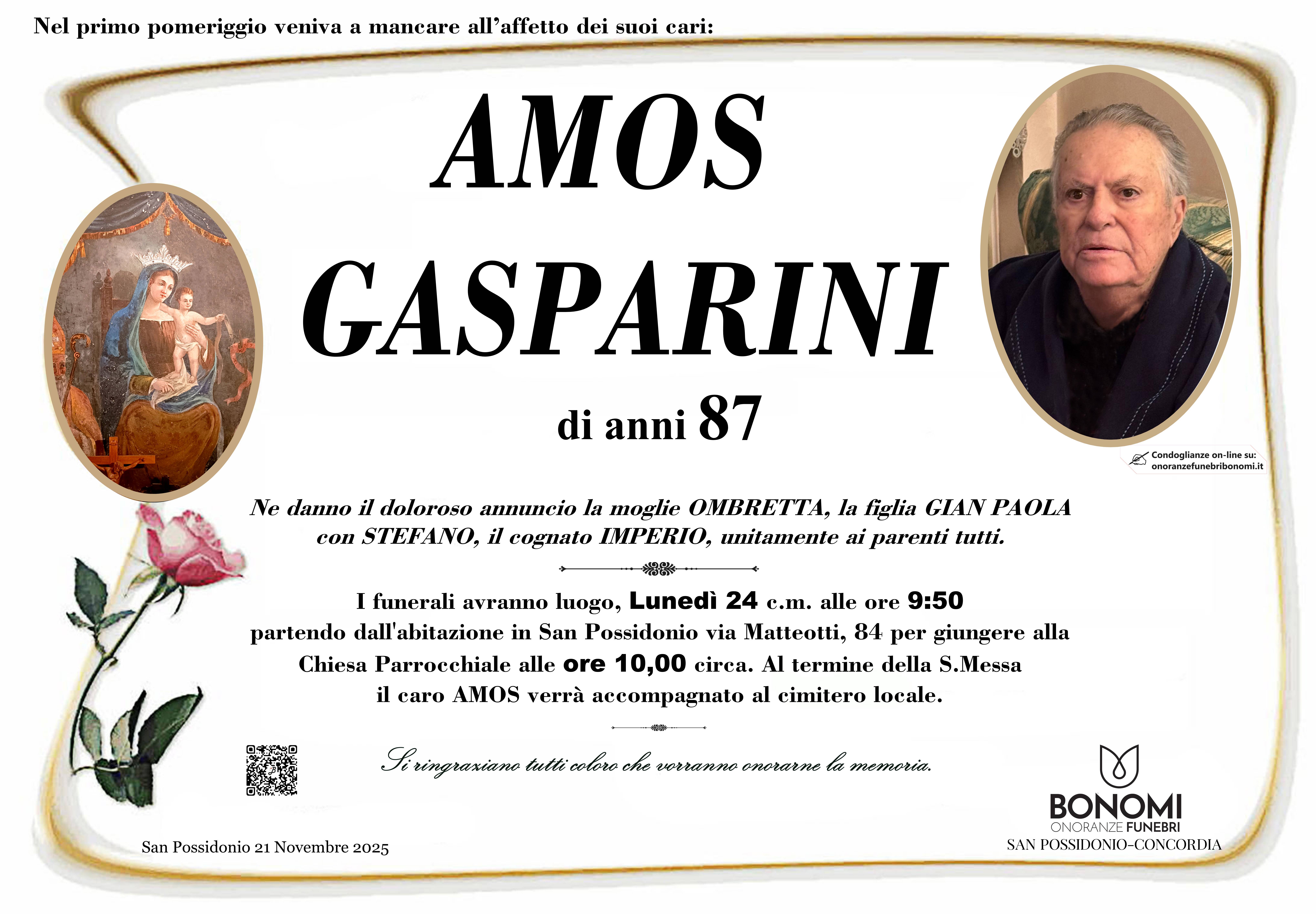 AMOS GASPARINI