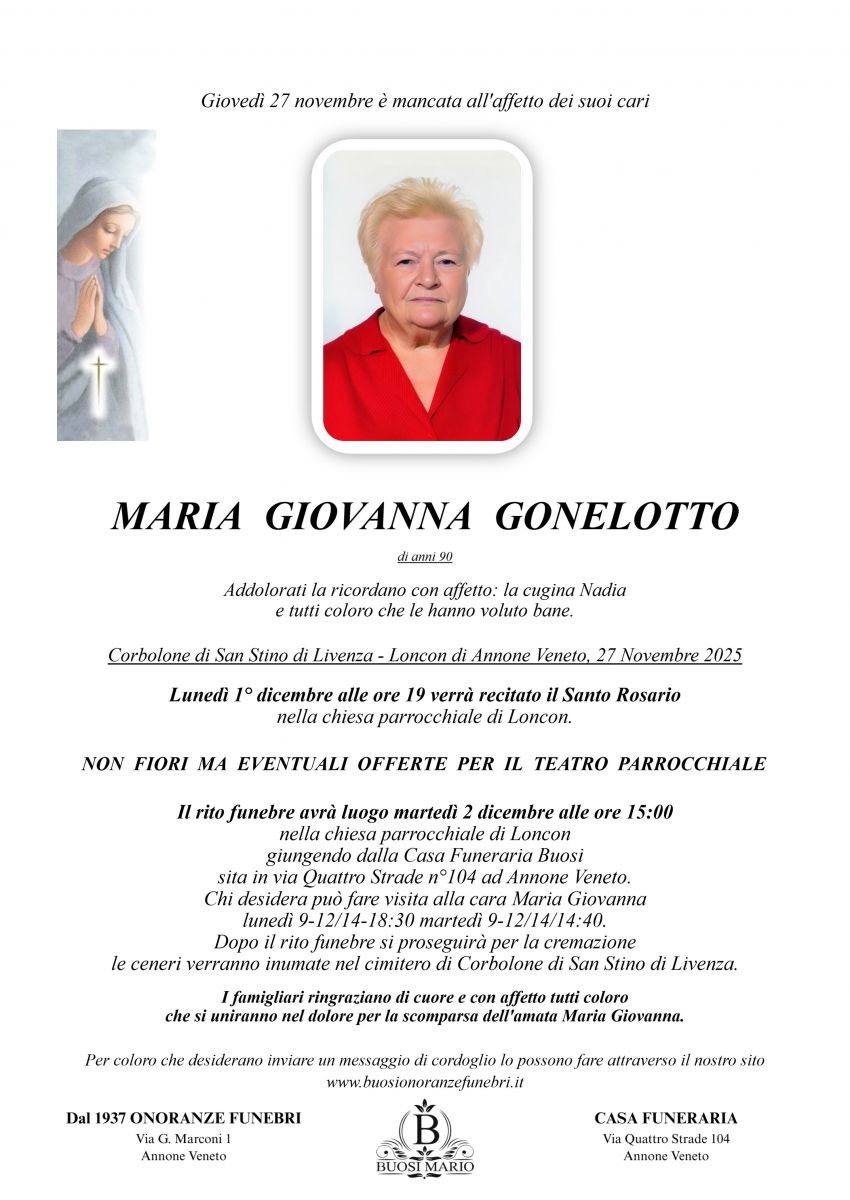 Maria Giovanna Gonelotto