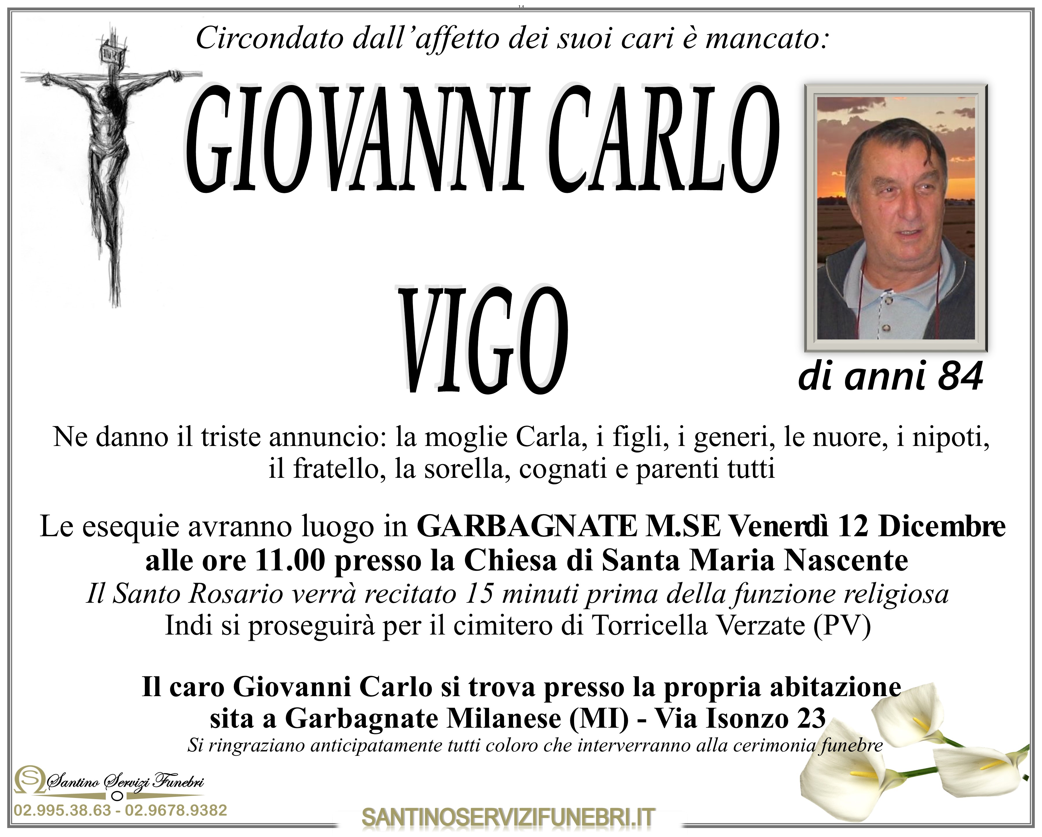 GIOVANNI CARLO VIGO