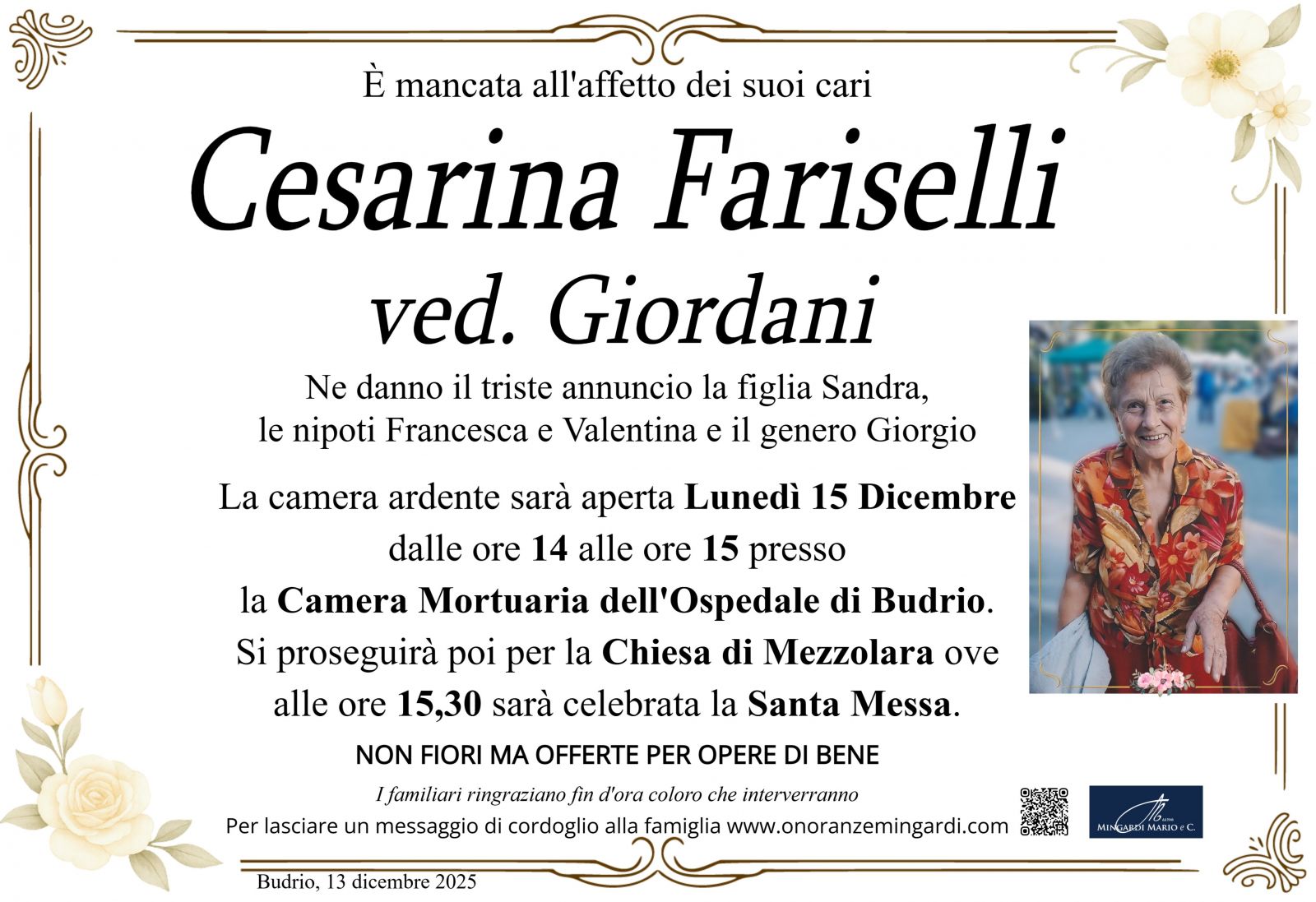 CESARINA FARISELLI