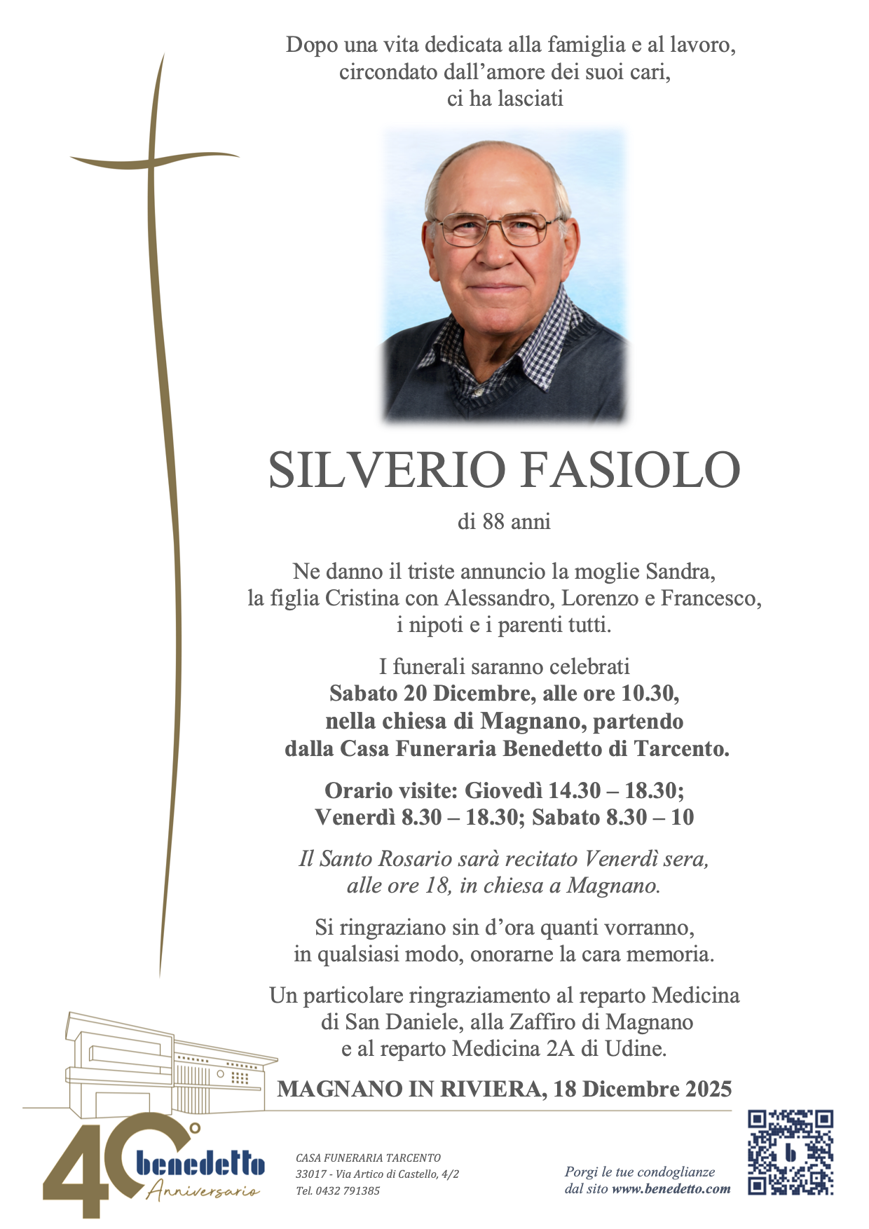 SILVERIO FASIOLO