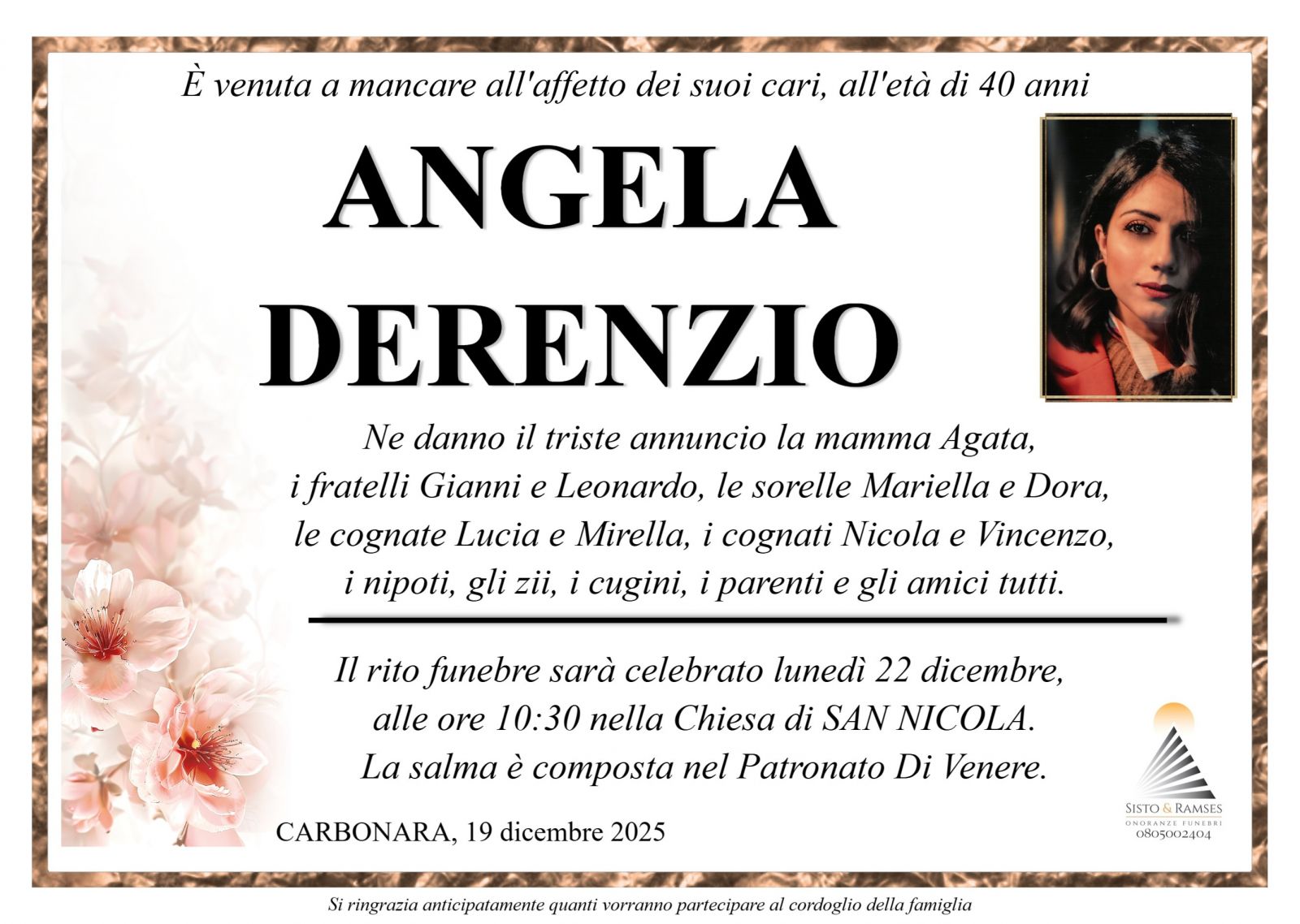 ANGELA DERENZIO