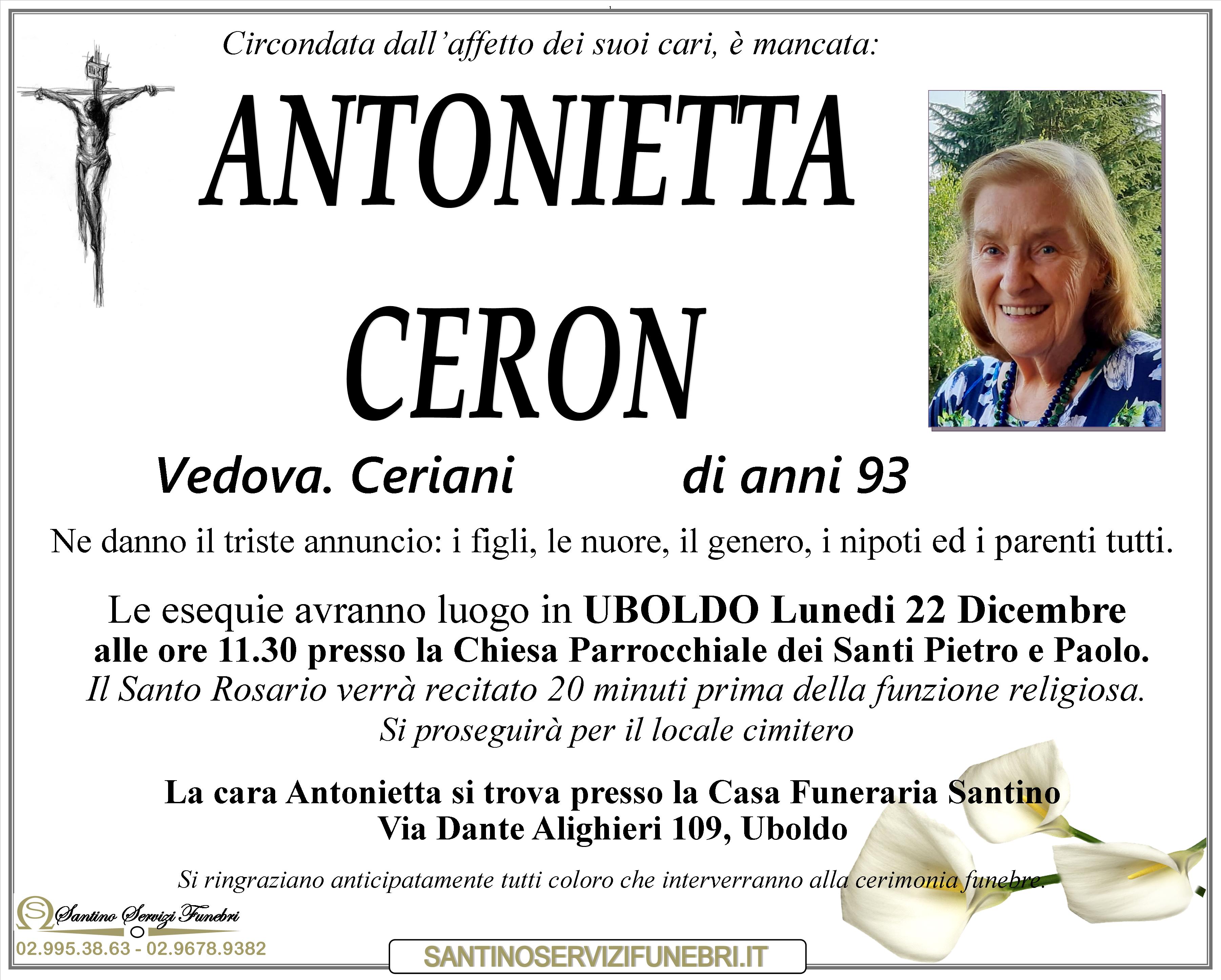 ANTONIETTA CERON