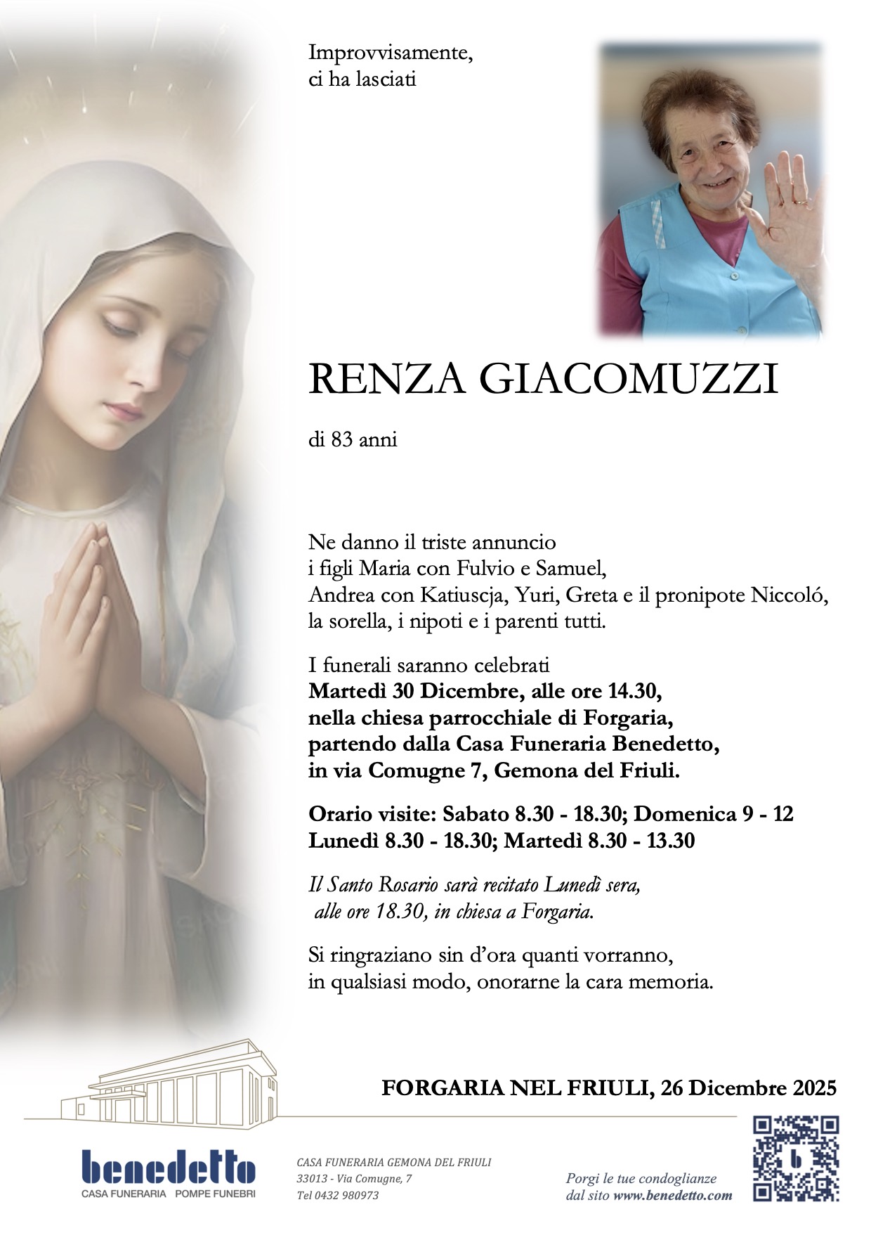 RENZA GIACOMUZZI