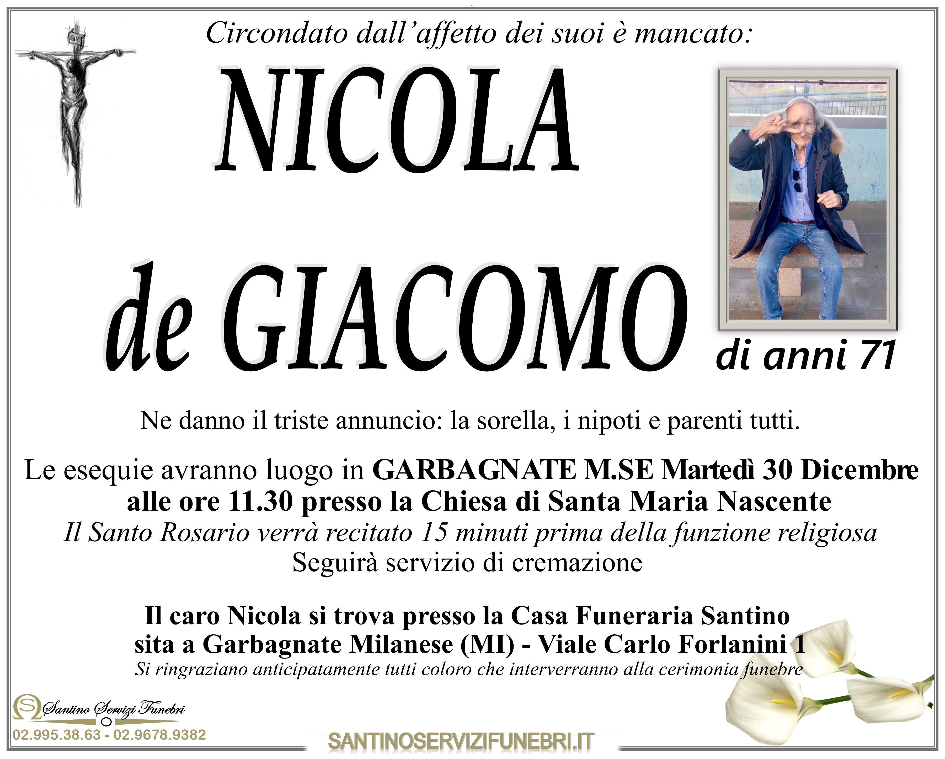 NICOLA de GIACOMO