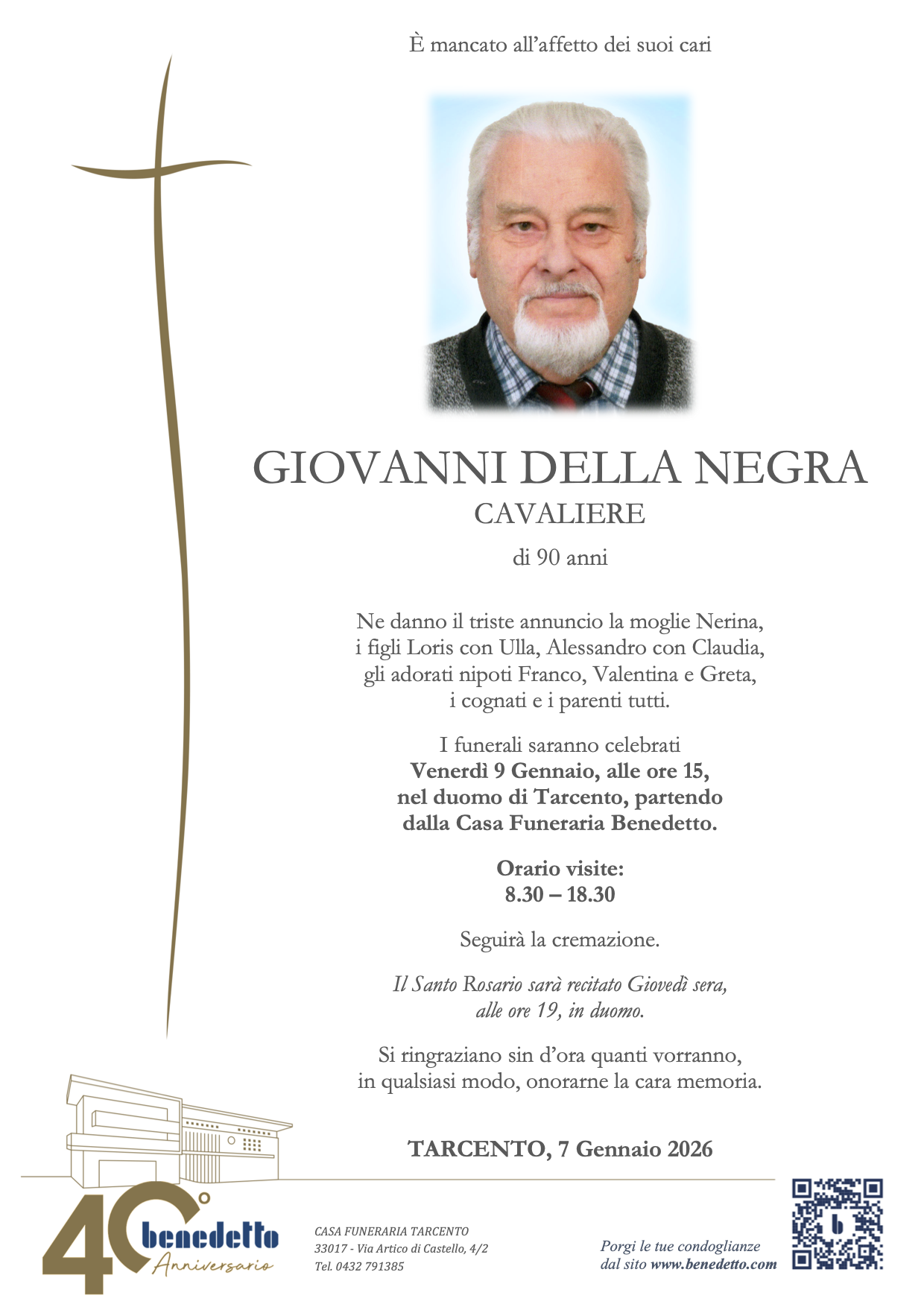 GIOVANNI DELLA NEGRA