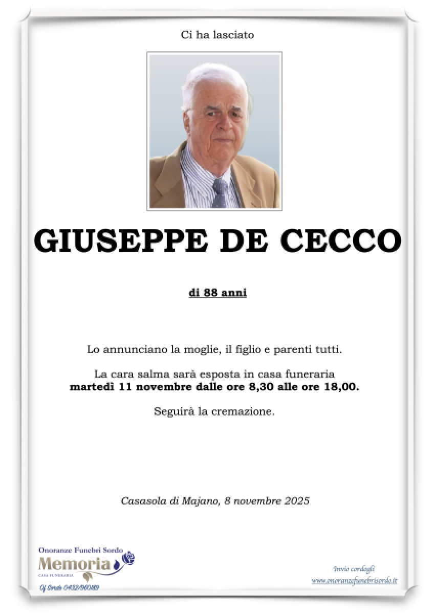 Giuseppe De Cecco