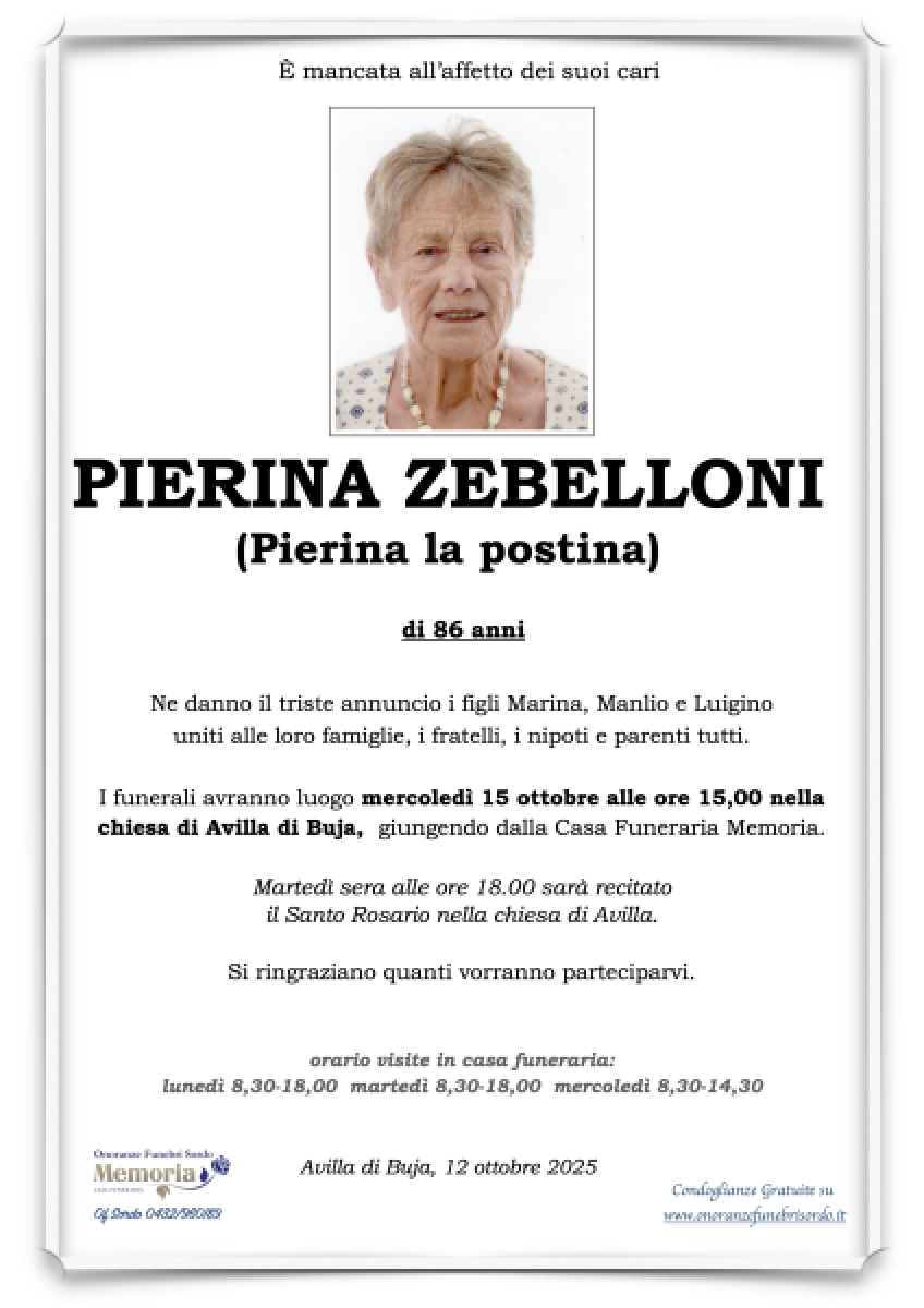 Pierina Zebelloni
