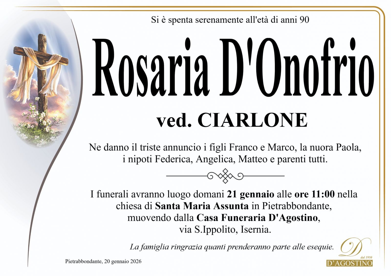 Rosaria D'Onofrio