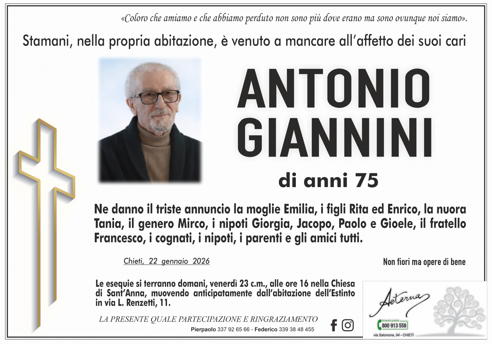 ANTONIO GIANNINI