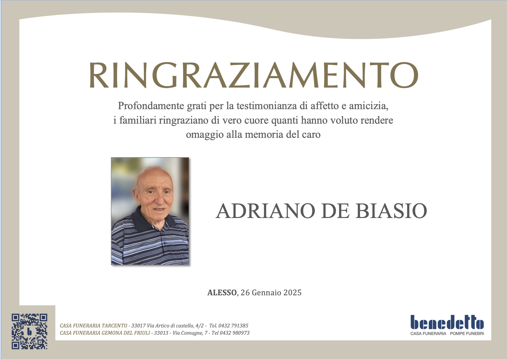 ADRIANO DE BIASIO