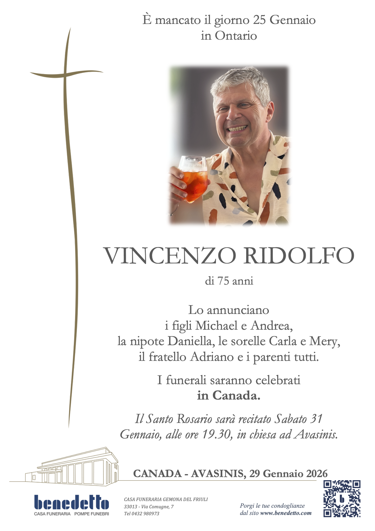 VINCENZO RIDOLFO