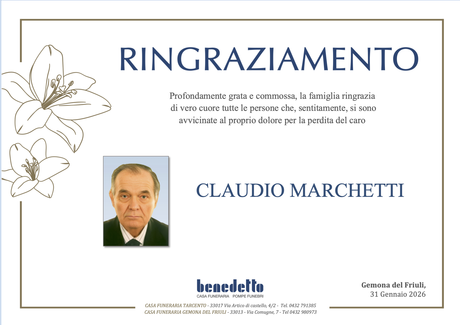 CLAUDIO MARCHETTI