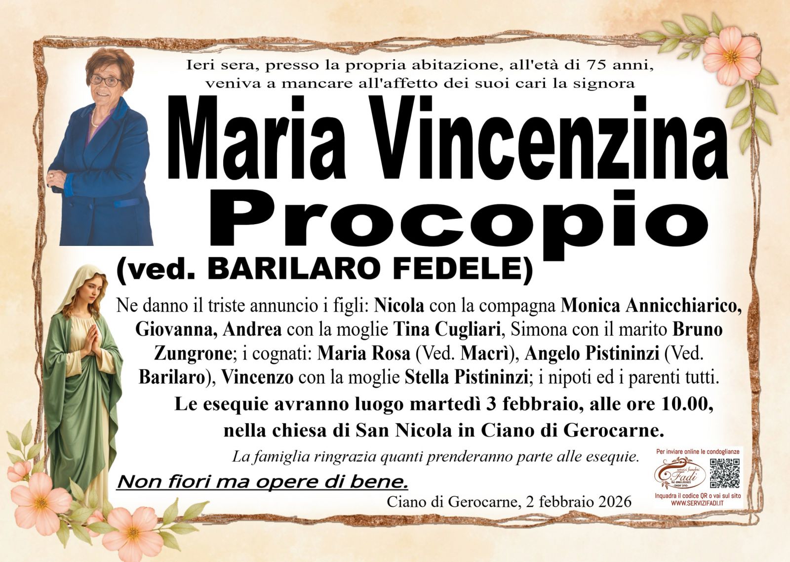 Maria Vincenzina Procopio