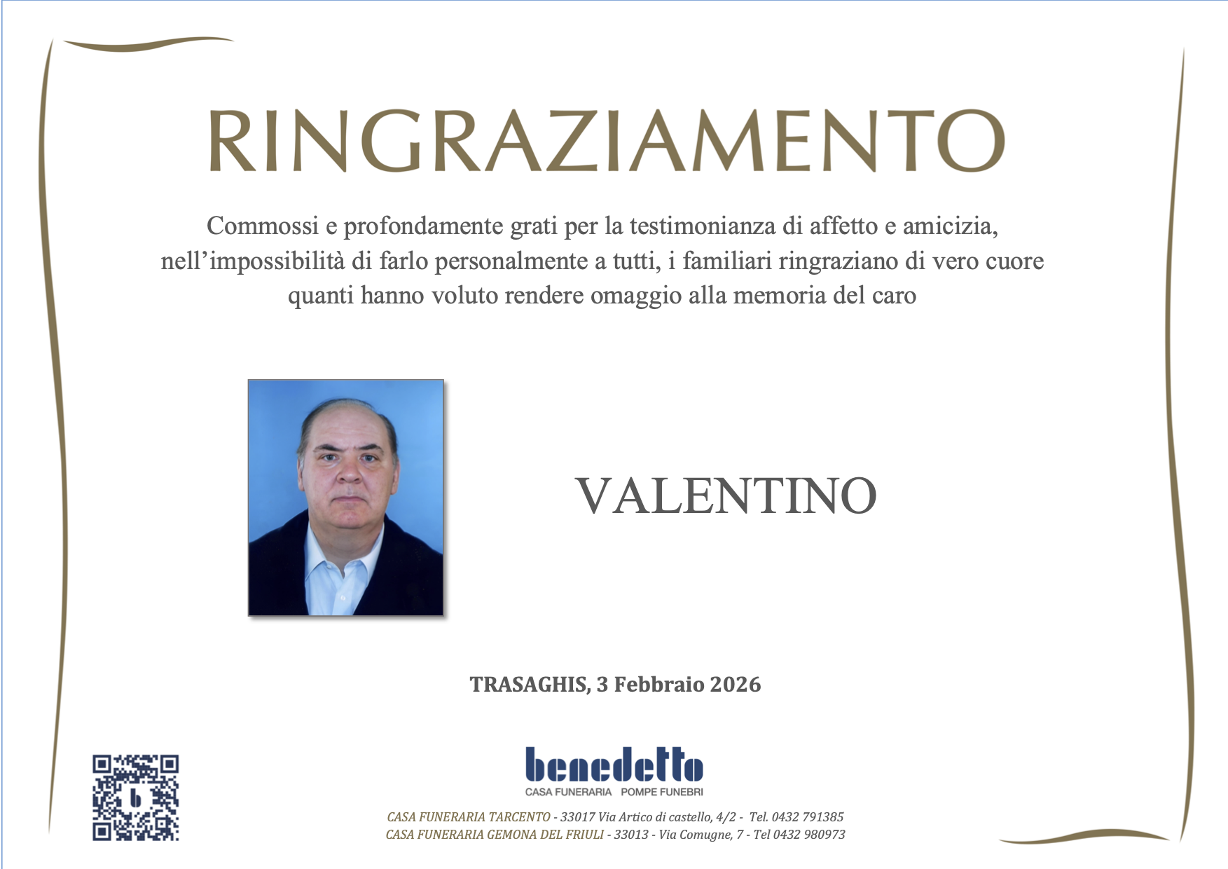 VALENTINO DEL BIANCO