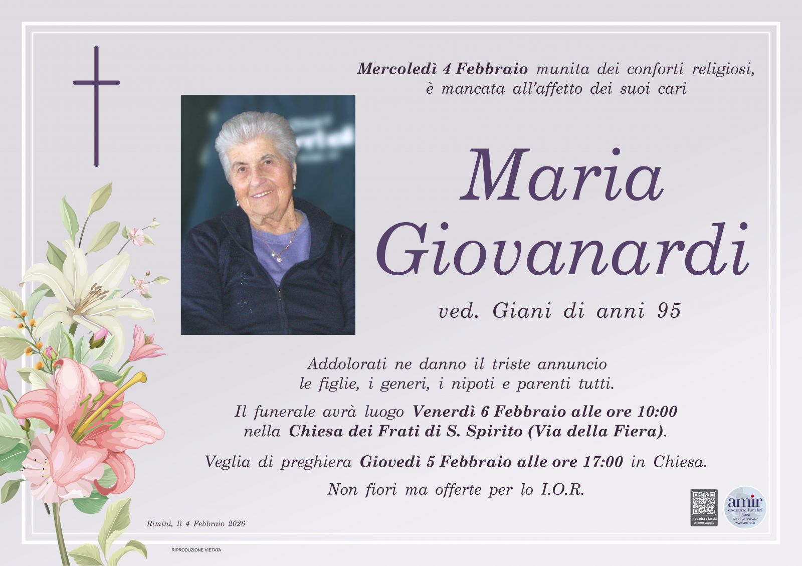 MARIA GIOVANARDI