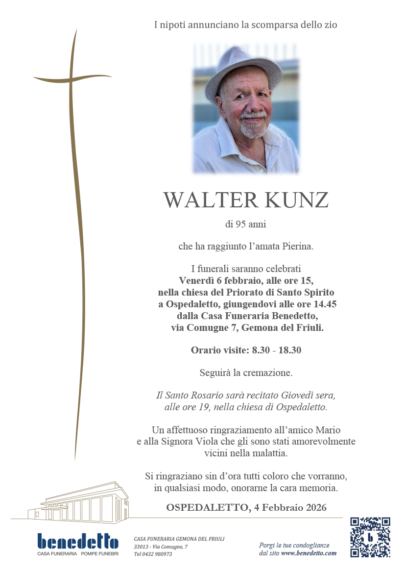 WALTER KUNZ