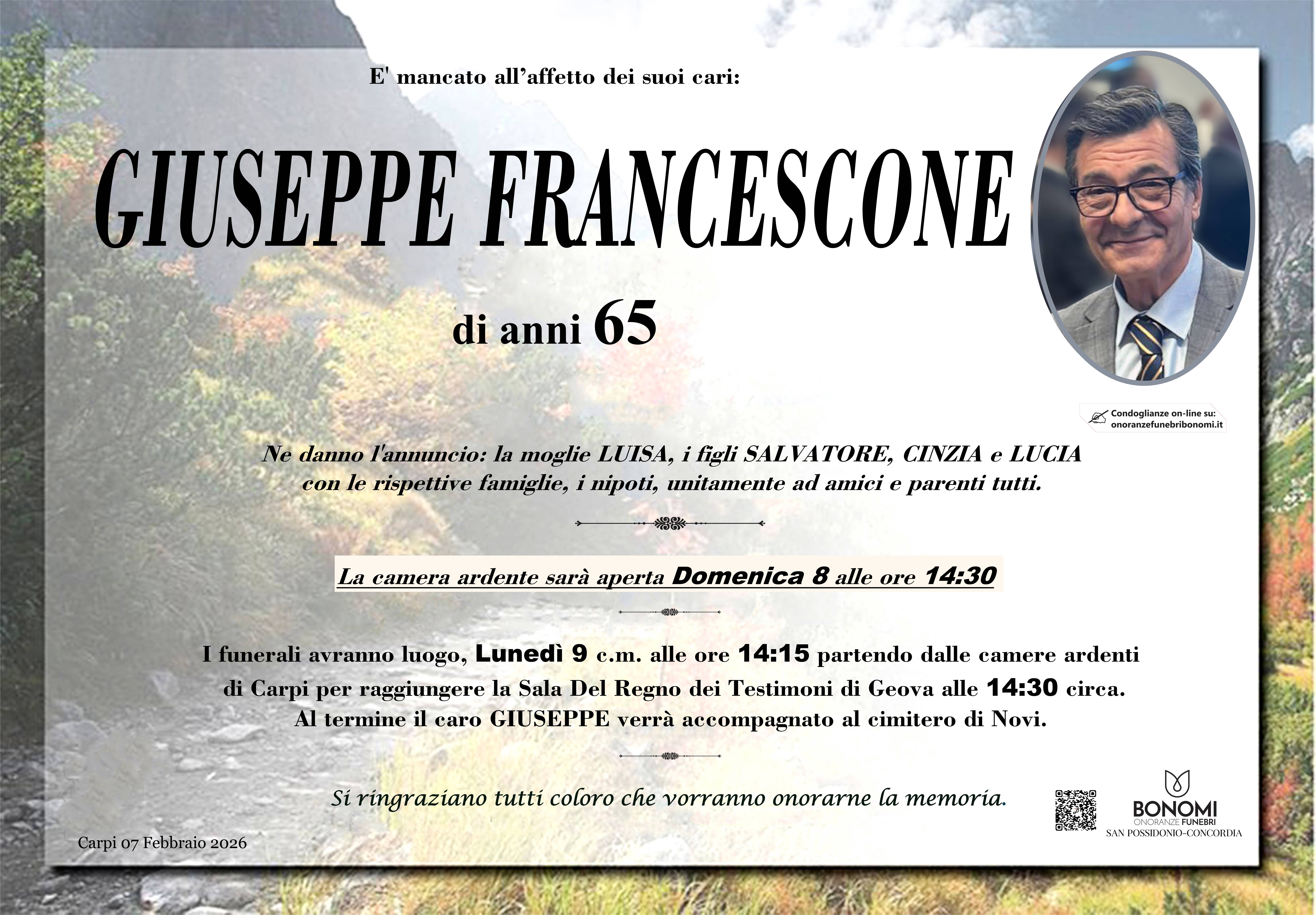 GIUSEPPE FRANCESCONE